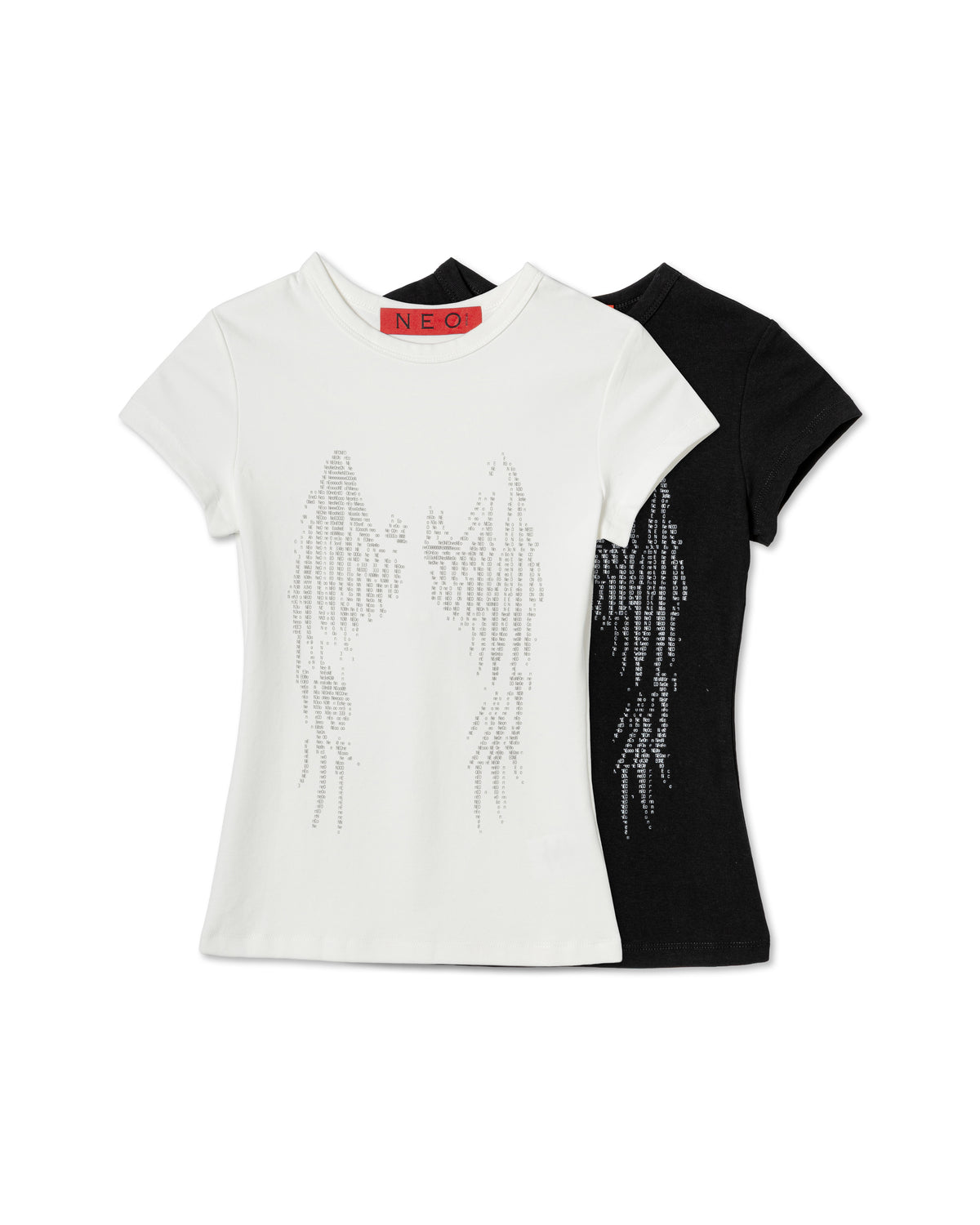 N E O Typographic Wing-Print Top