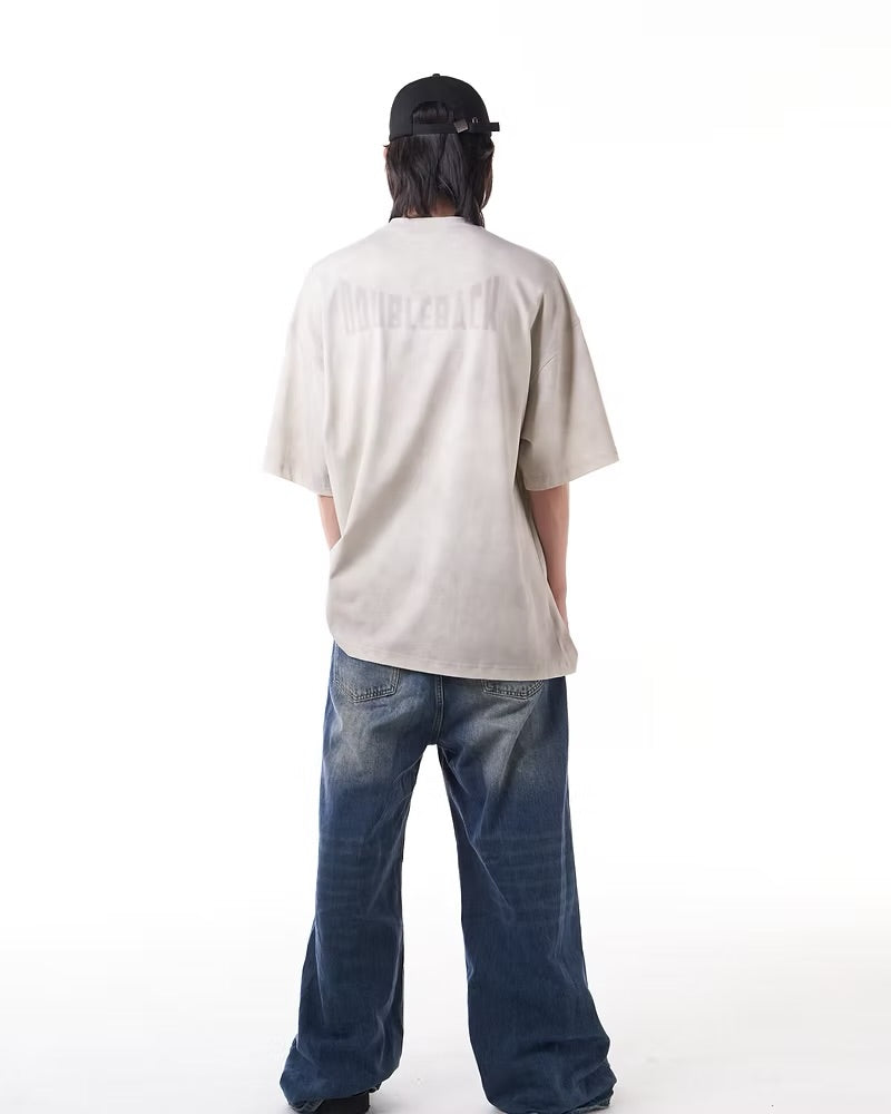 DOUBLE BACK No Logo T-Shirt Oversized