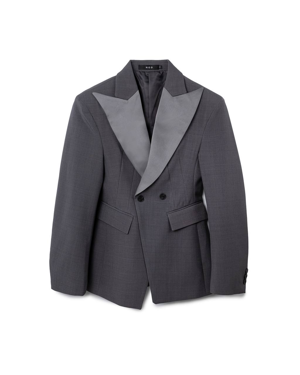 Tuxedo Collar Blazer