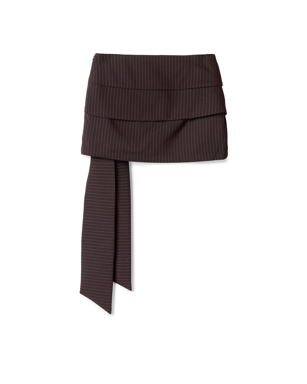 Vol.3 Ch.2 Asymmetrical Drape-Tie Mini Skirt