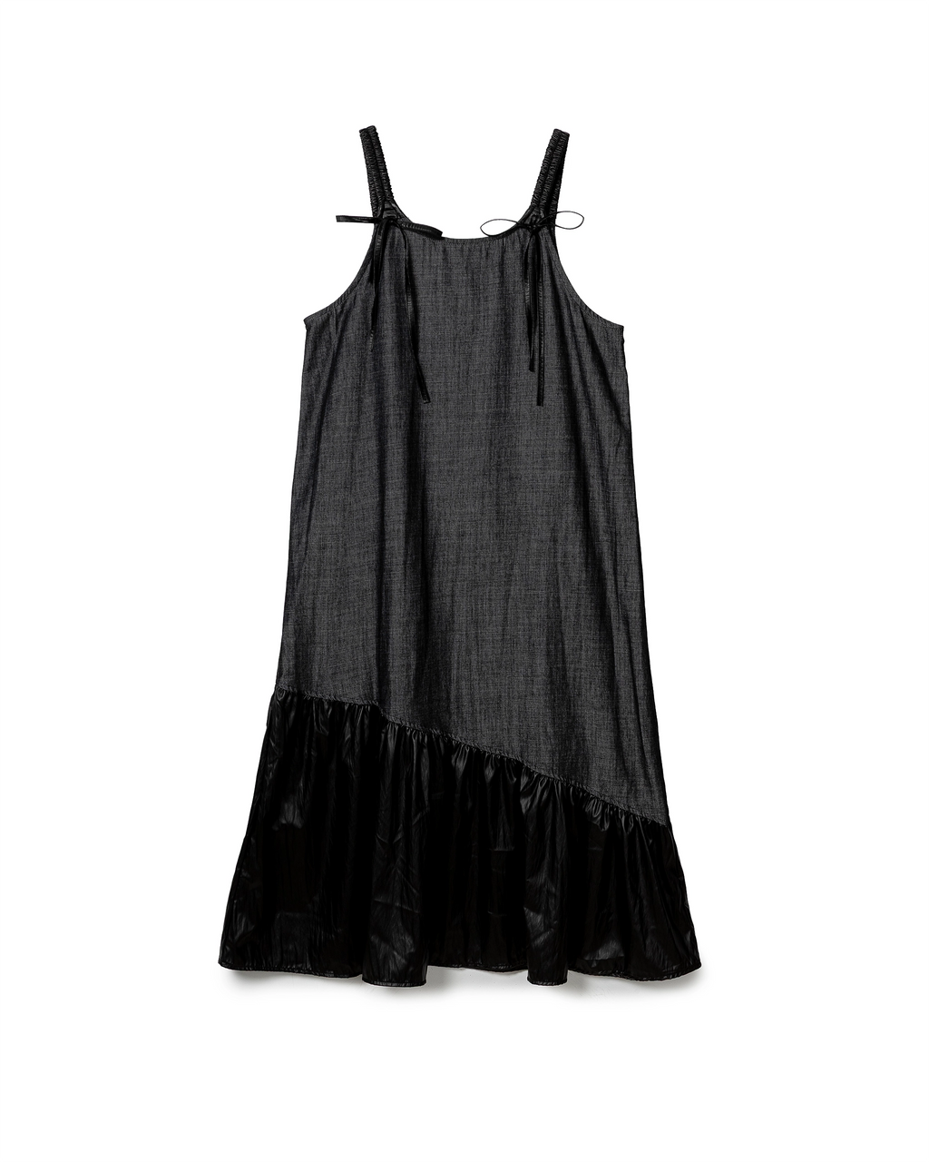 Contrasting Hem Slip Dress
