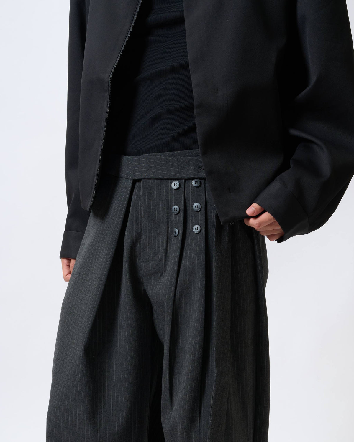 Sculptural Technical Bomber Jacket