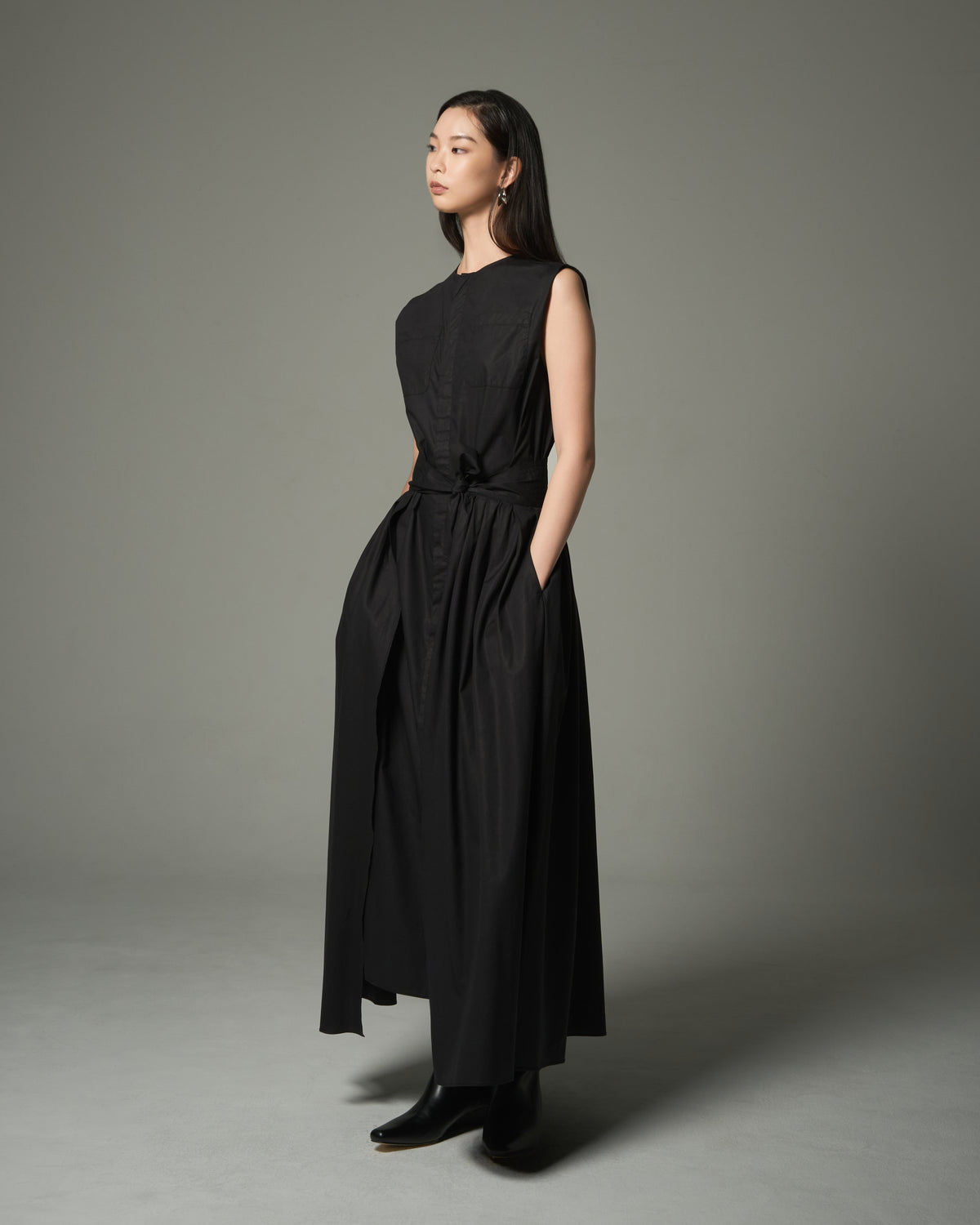 Tailored Shirt Maxi Dress