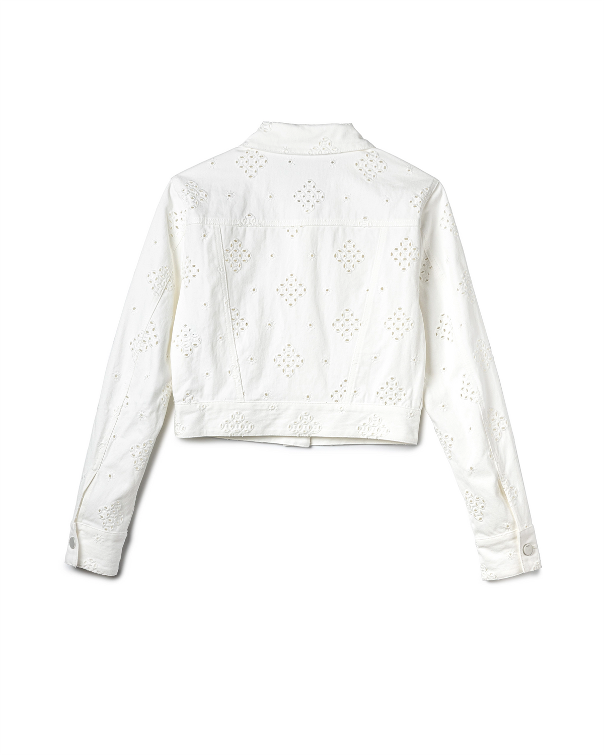 Broderie-Anglaise Denim Jacket