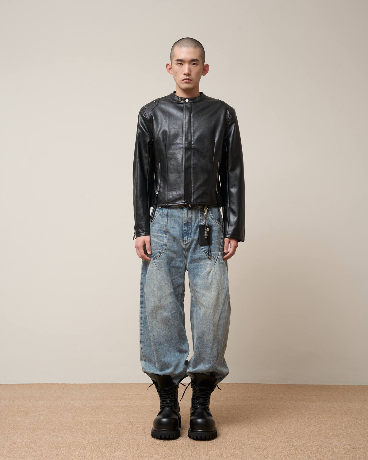 Vol.3 Ch.2 Plaid-lined Leather Jacket