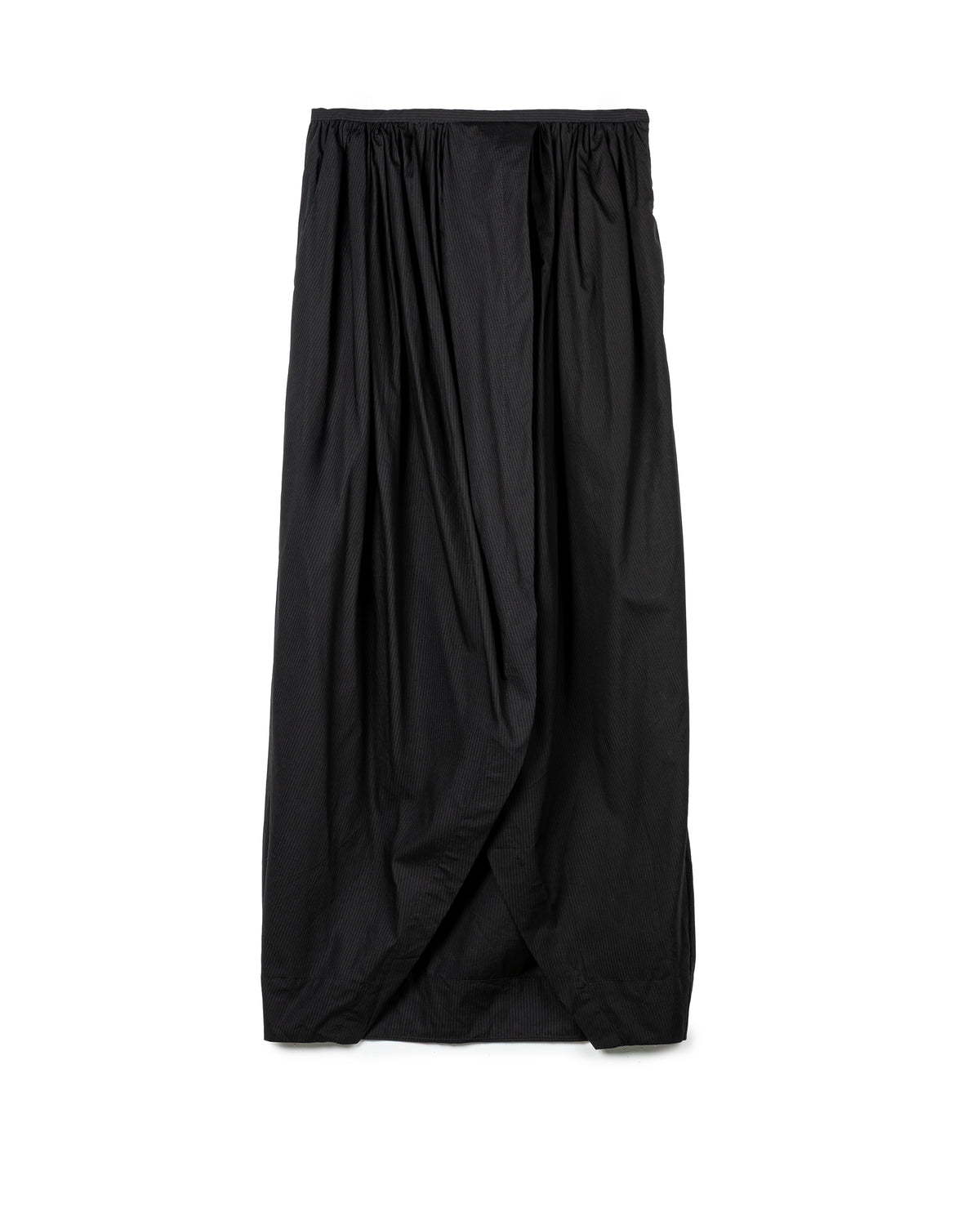 Sculpture Draped Maxi Skirt