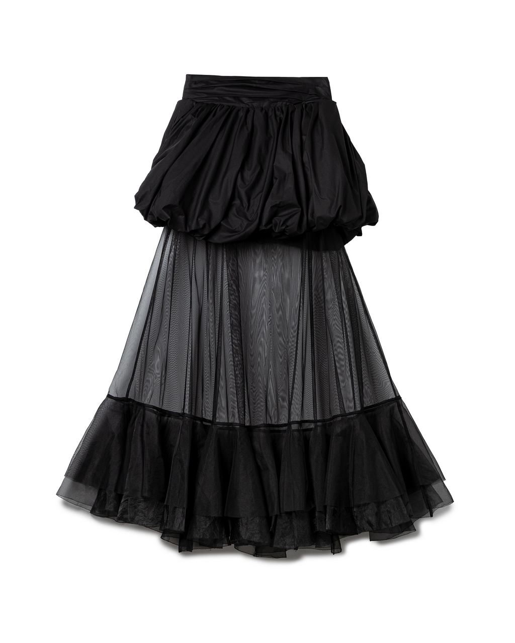 Structured Balloon Mesh Tutu skirt
