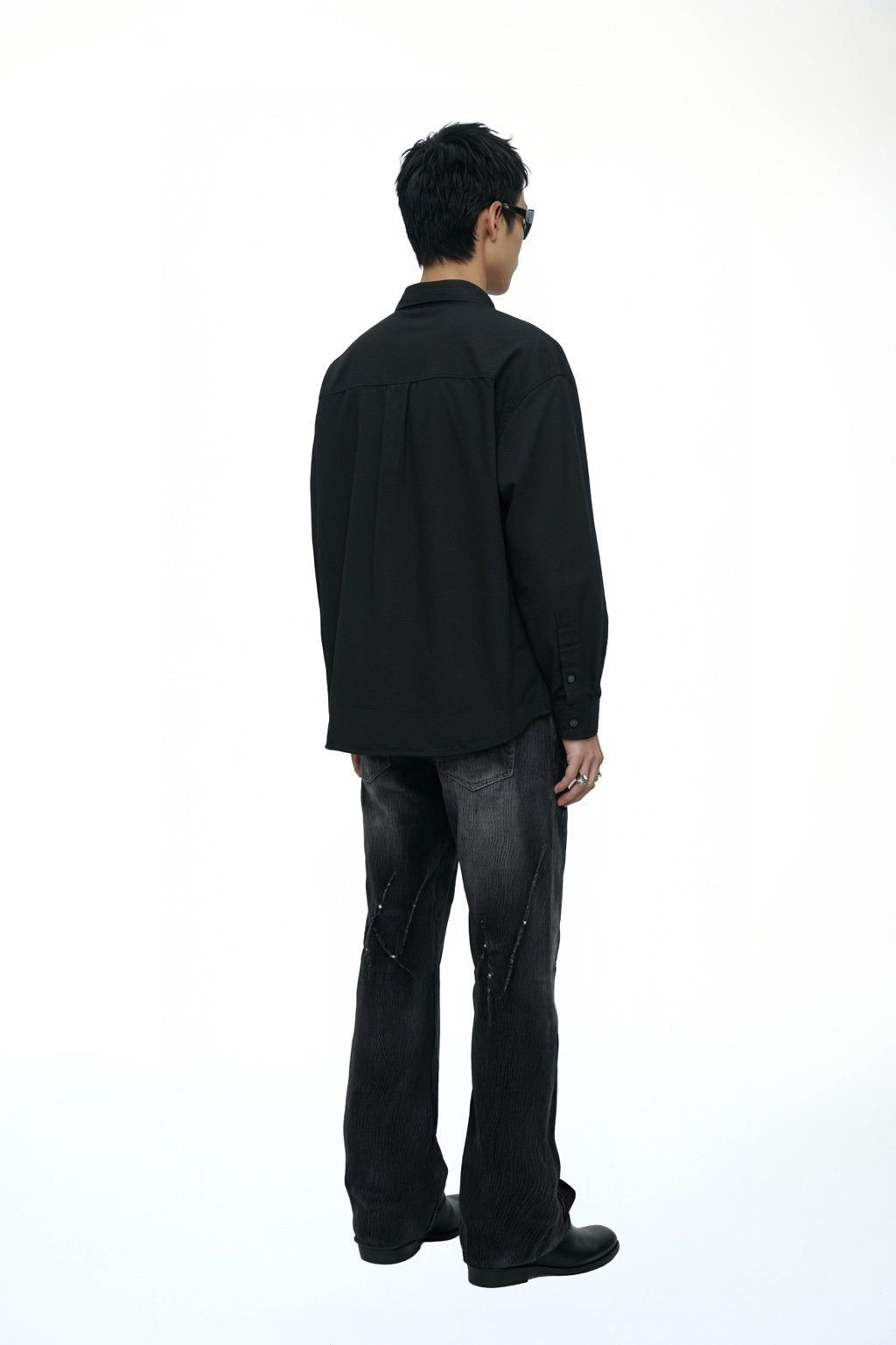 DOUBLE BACK Studded Corduroy Pants