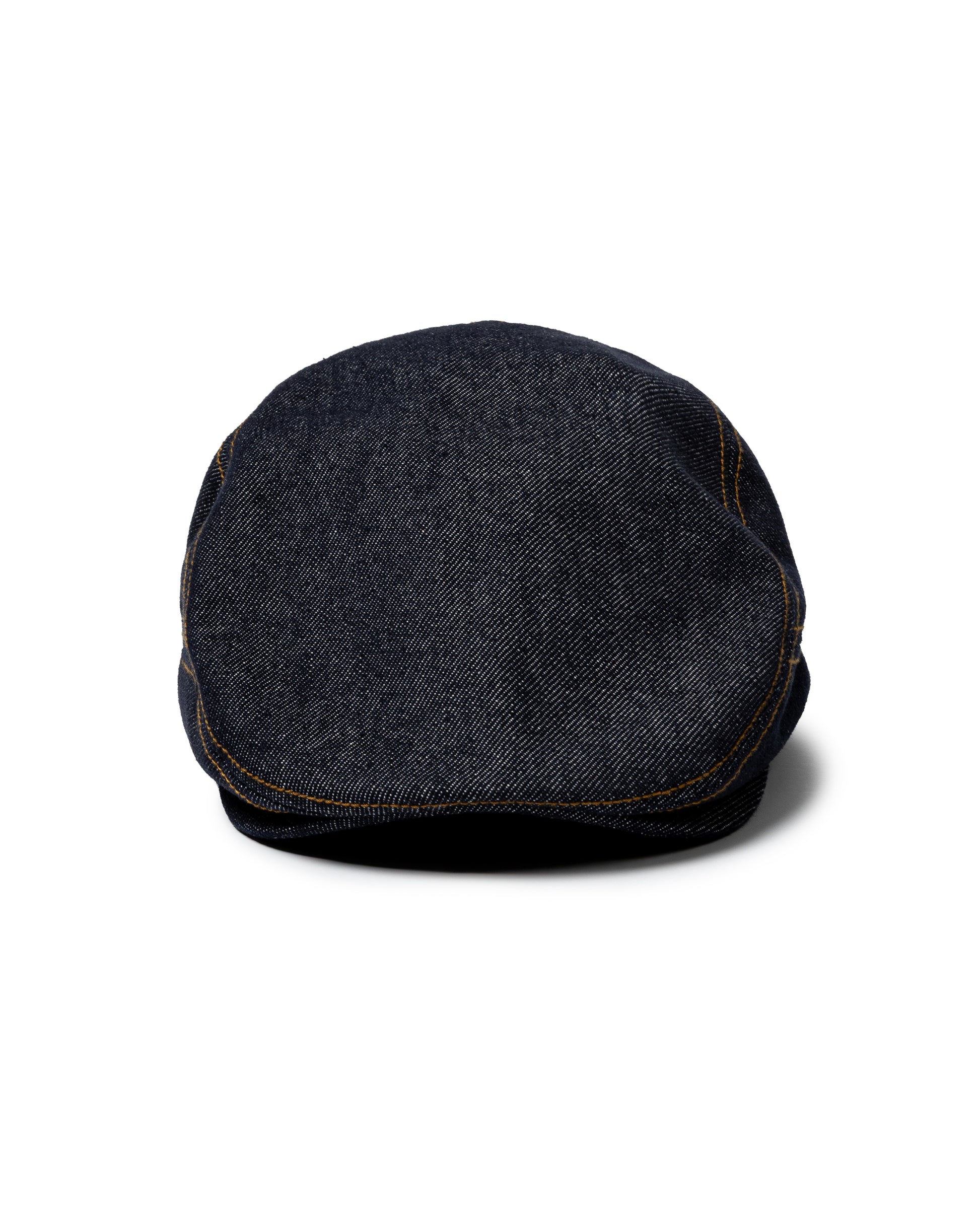 Stitched Denim Flat Cap