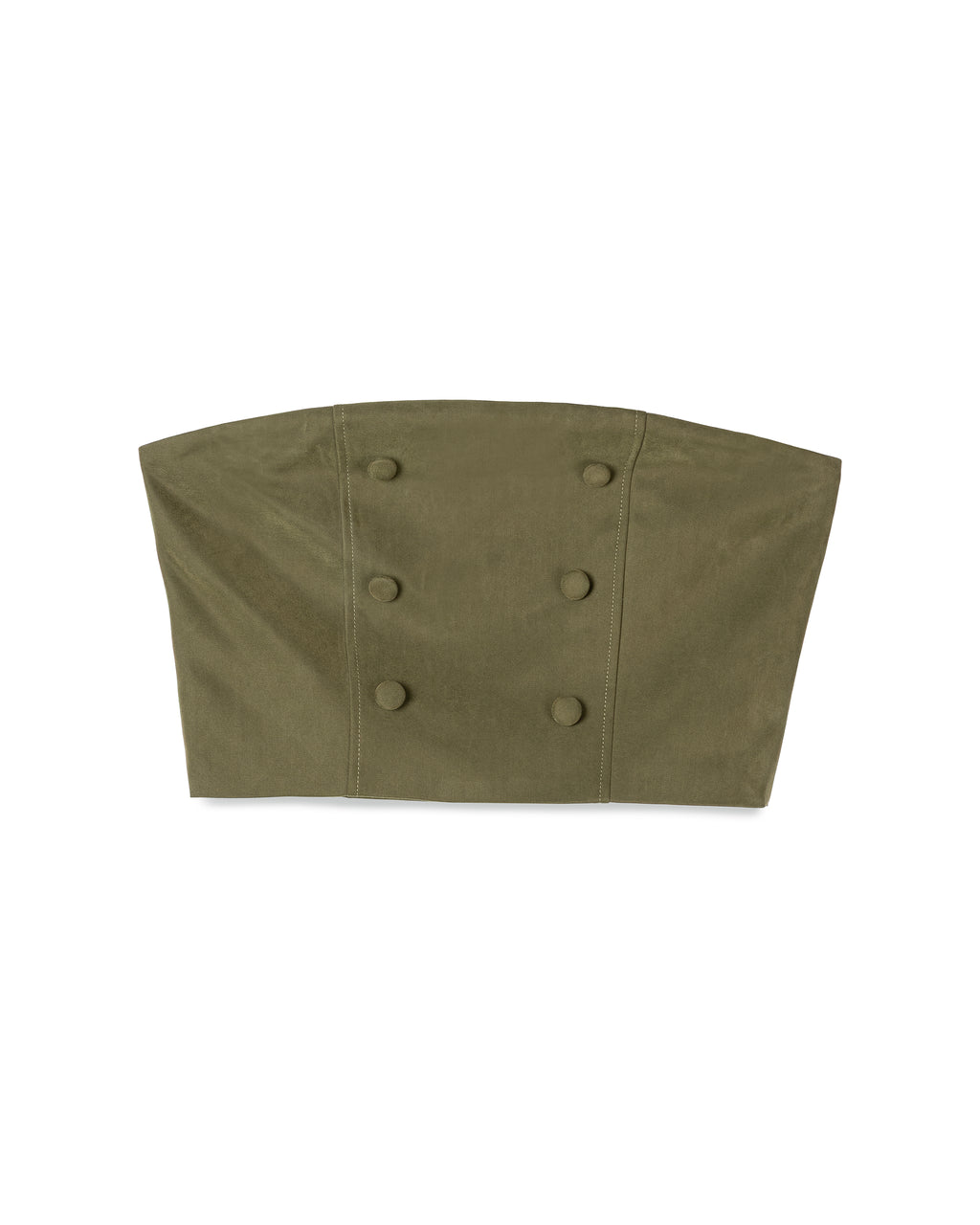 N E O Structured double-breasted bandeau