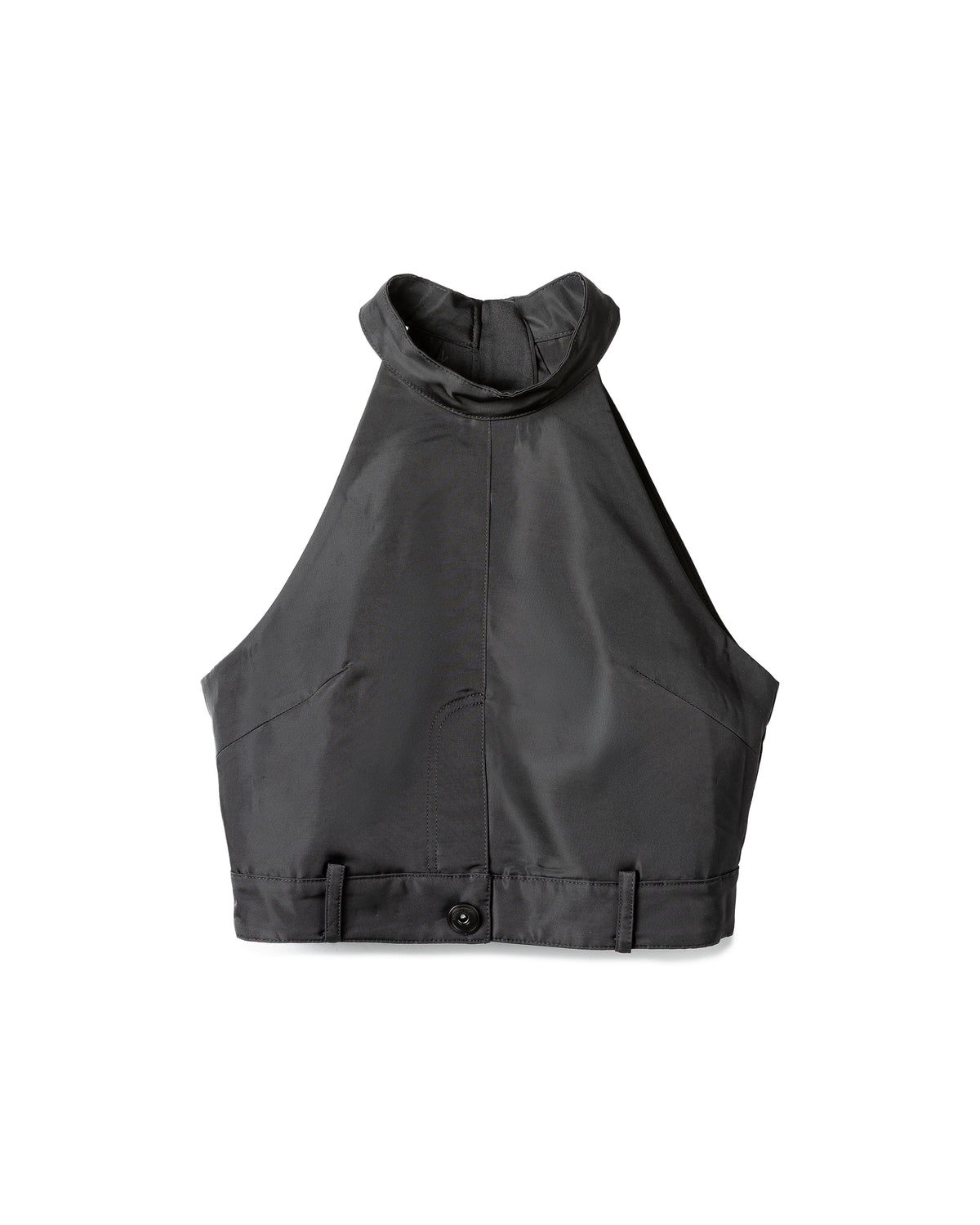 Cropped Details Halterneck Top