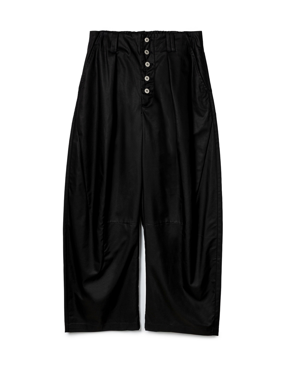 Multi-Buttoned Barrel Pants