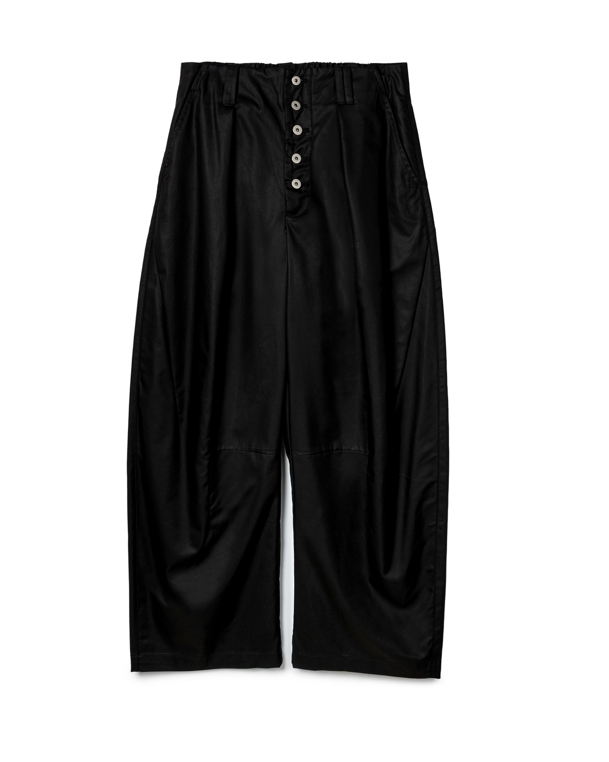 Multi-Buttoned Barrel Pants