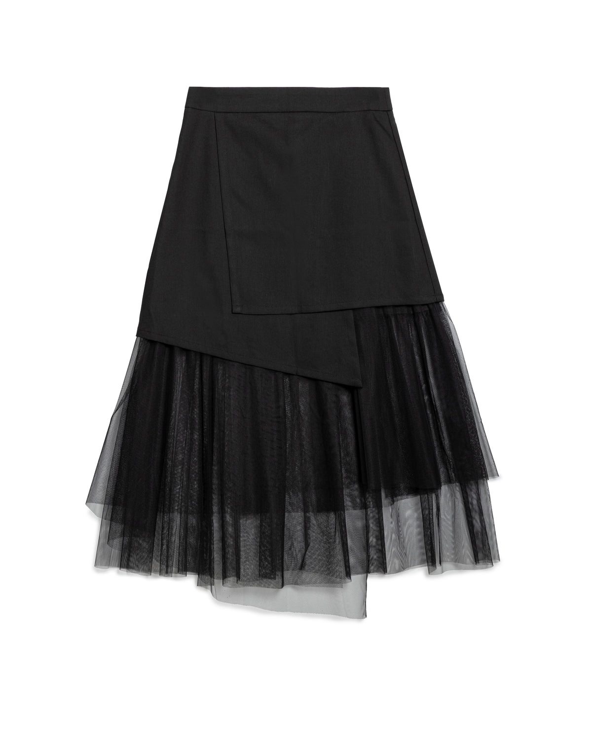 Tailored Mesh Hybrid Skirt