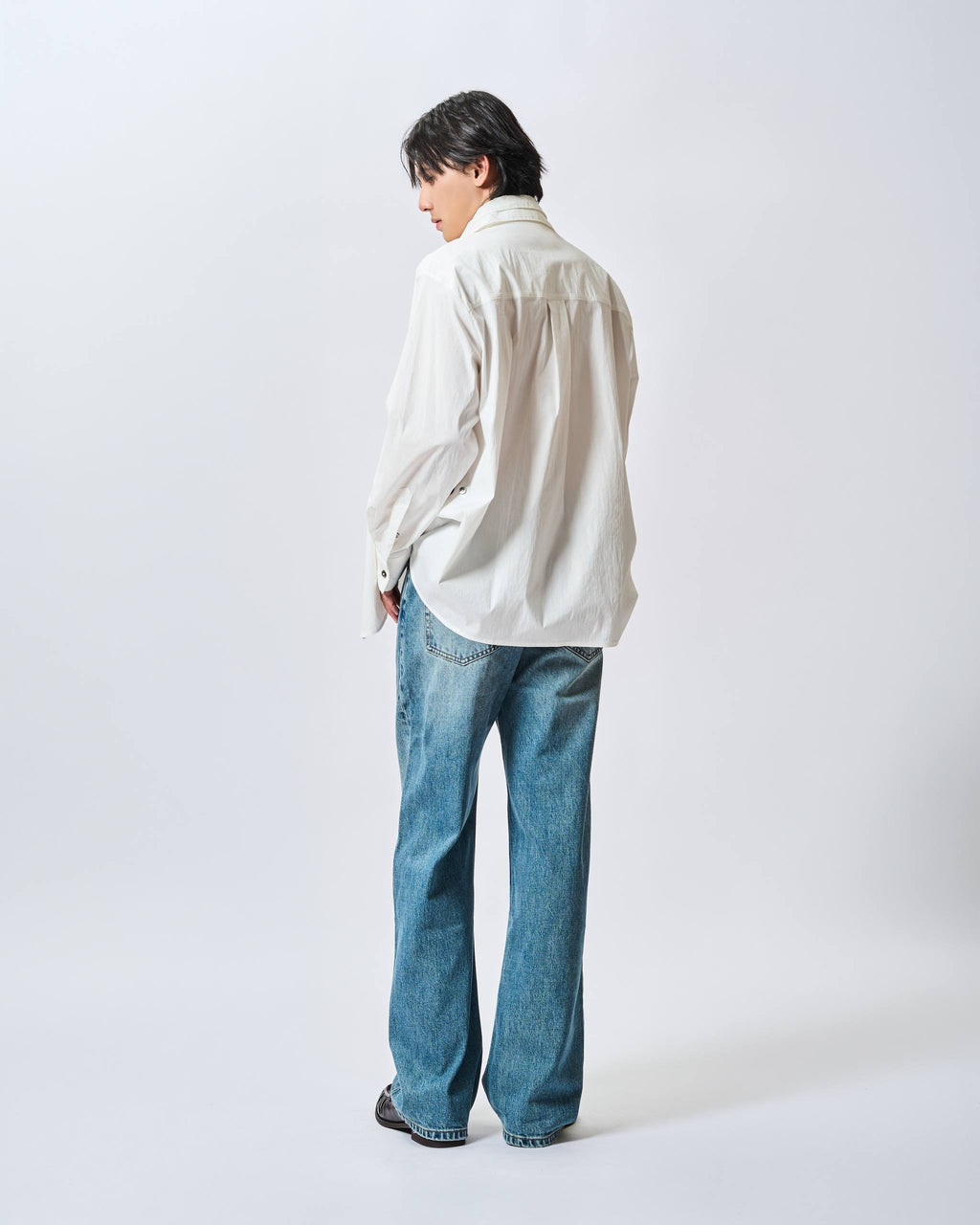 Poplin Button Oversized Shirt