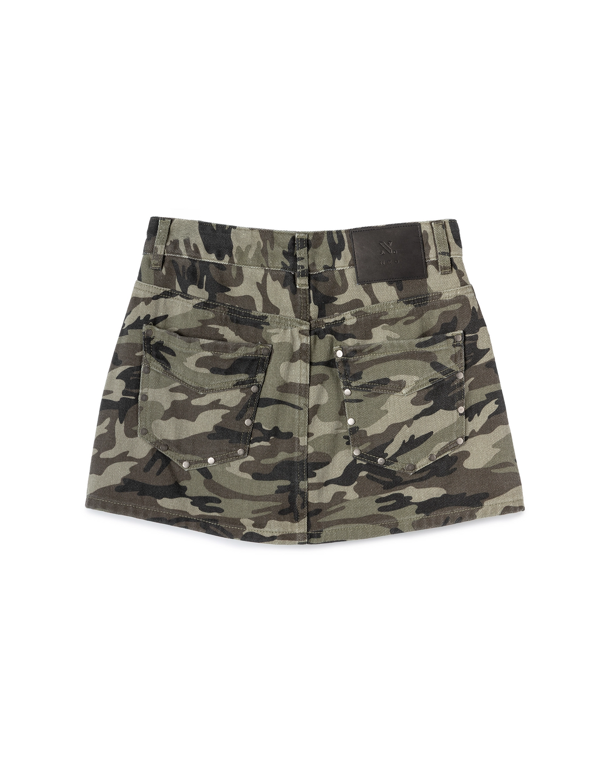 Camo Denim Skort