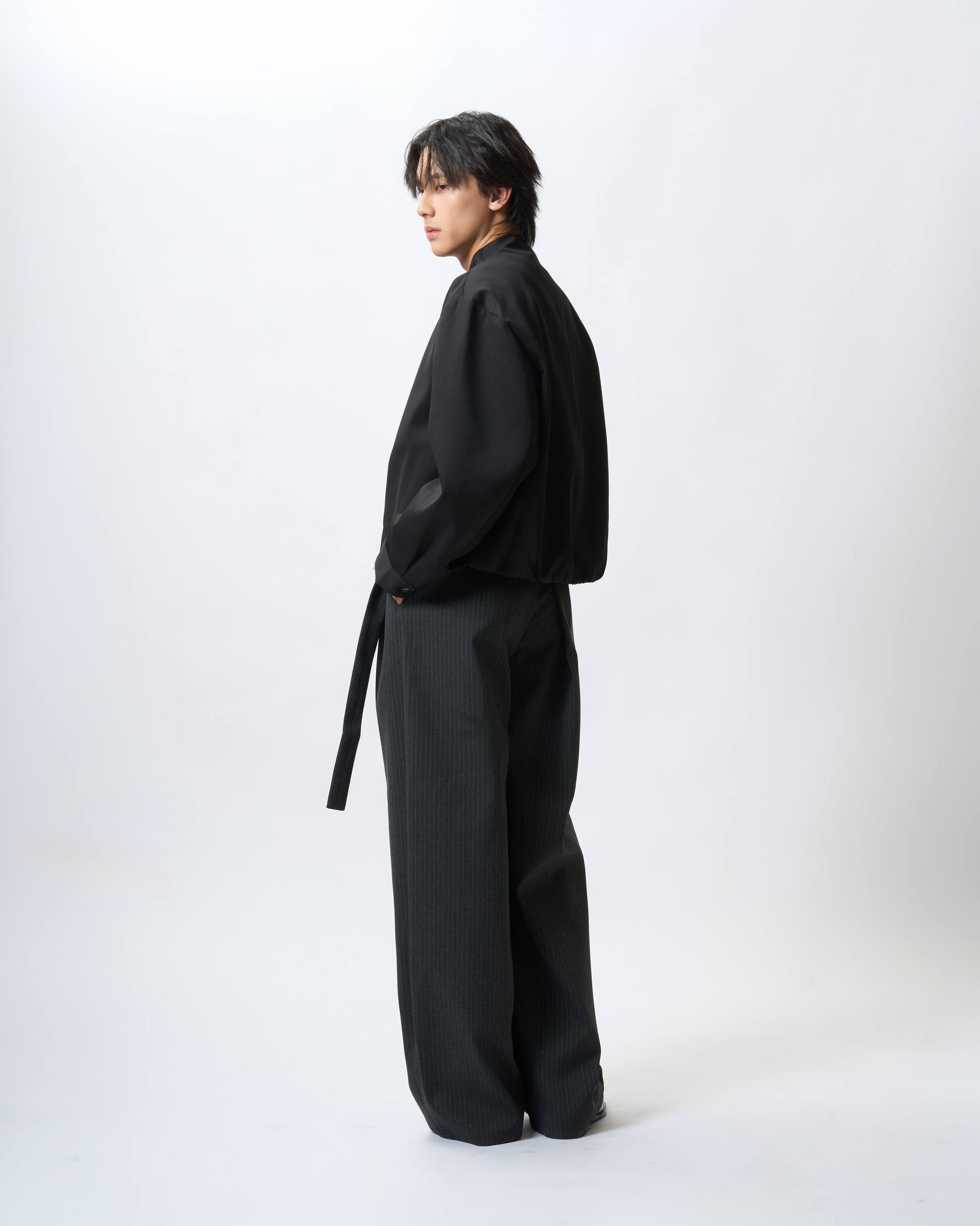 Sculptural Technical Bomber Jacket