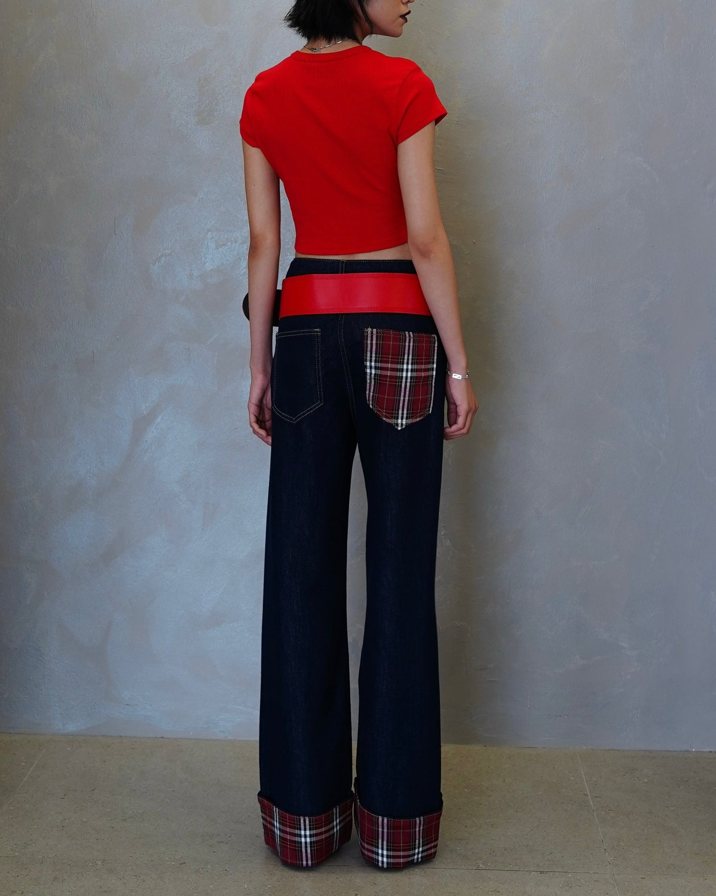 Checkered Retro Long Pants