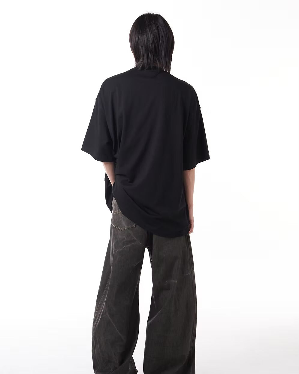 DOUBLE BACK Too Many Logo T-Shirt Oversized