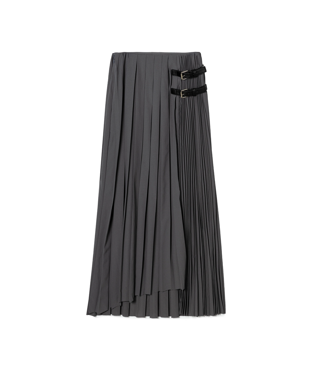 Pleated Panel Skirt