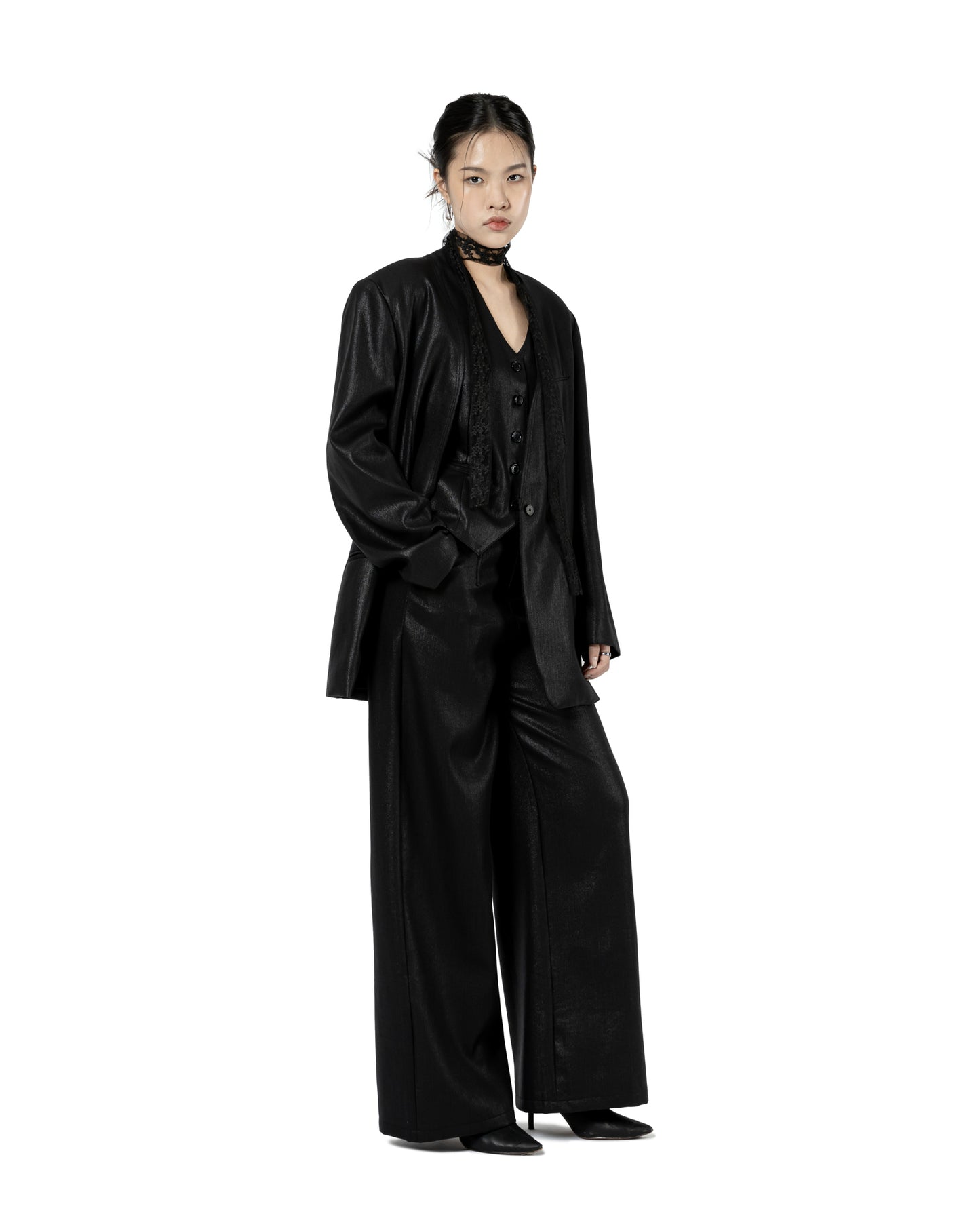 Sleek Wide Leg Trousers