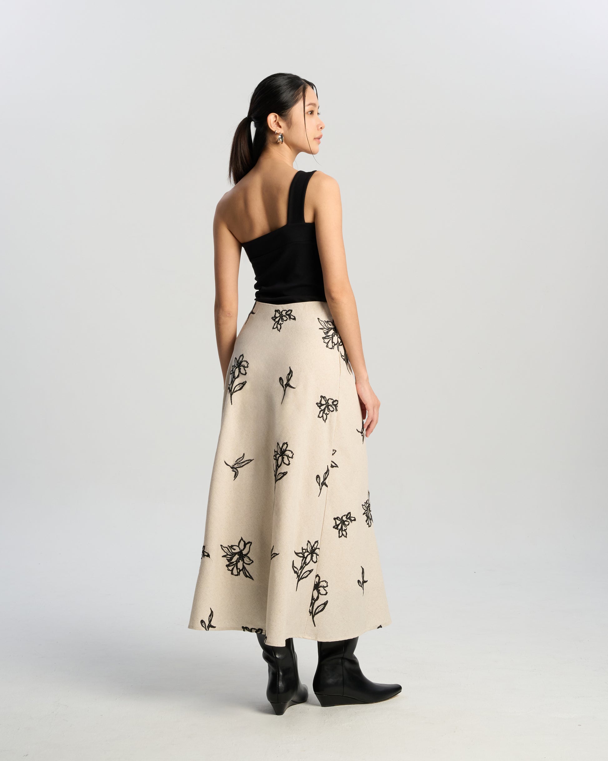 One-Shoulder Tie Top