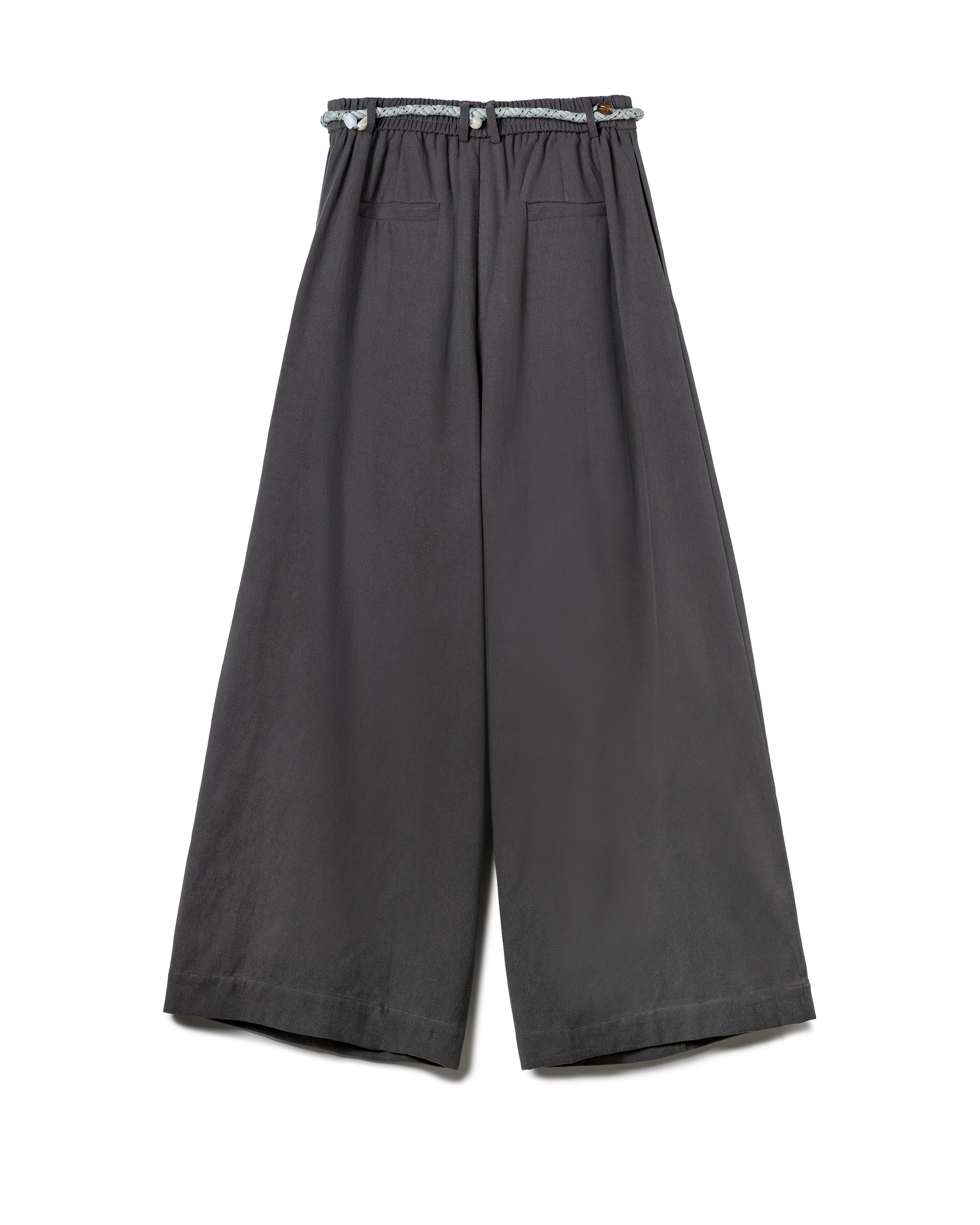 Tasseled Rope Wide-Leg Pant