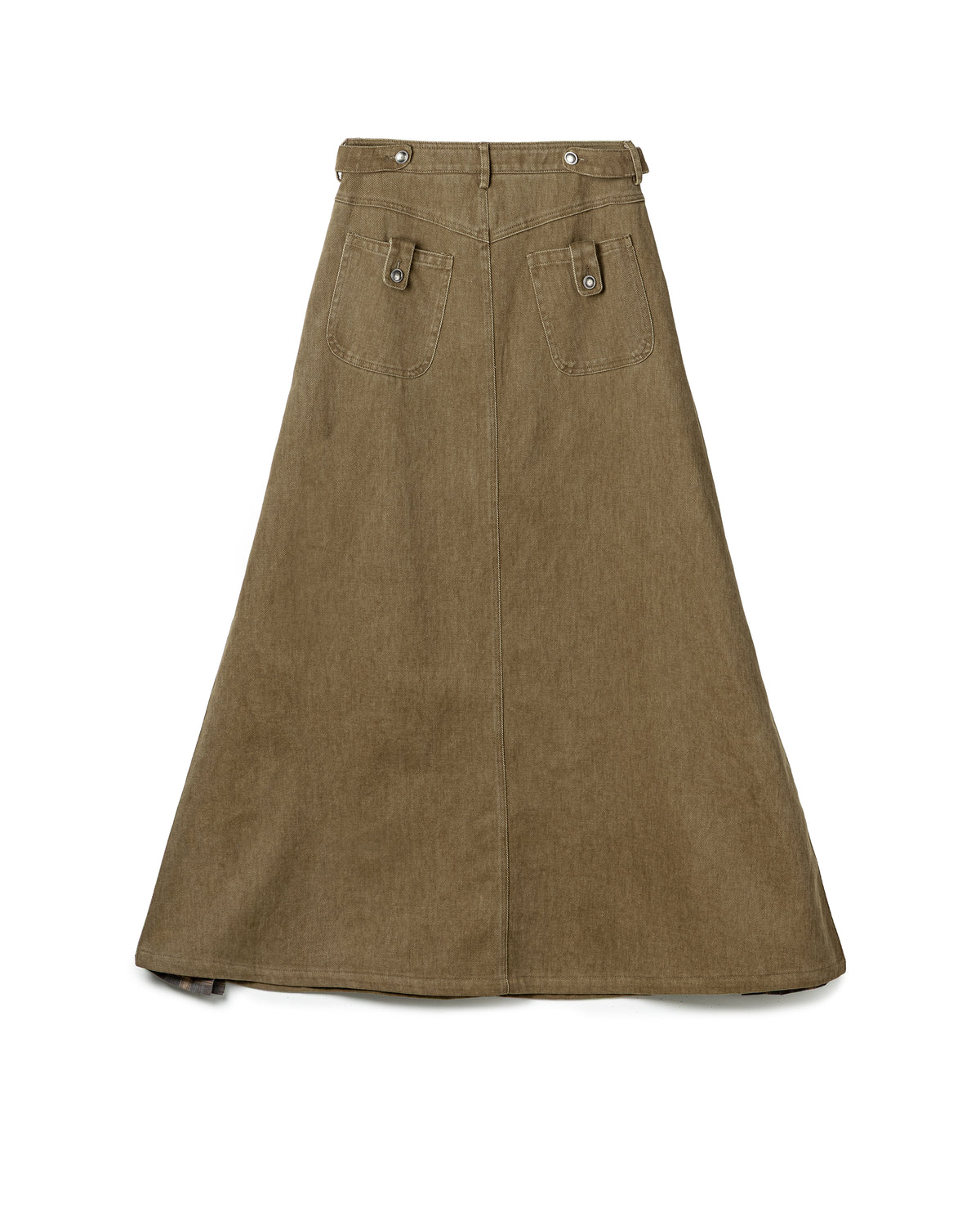 Vol.3 Ch.2 A-Line Twill Maxi Skirt
