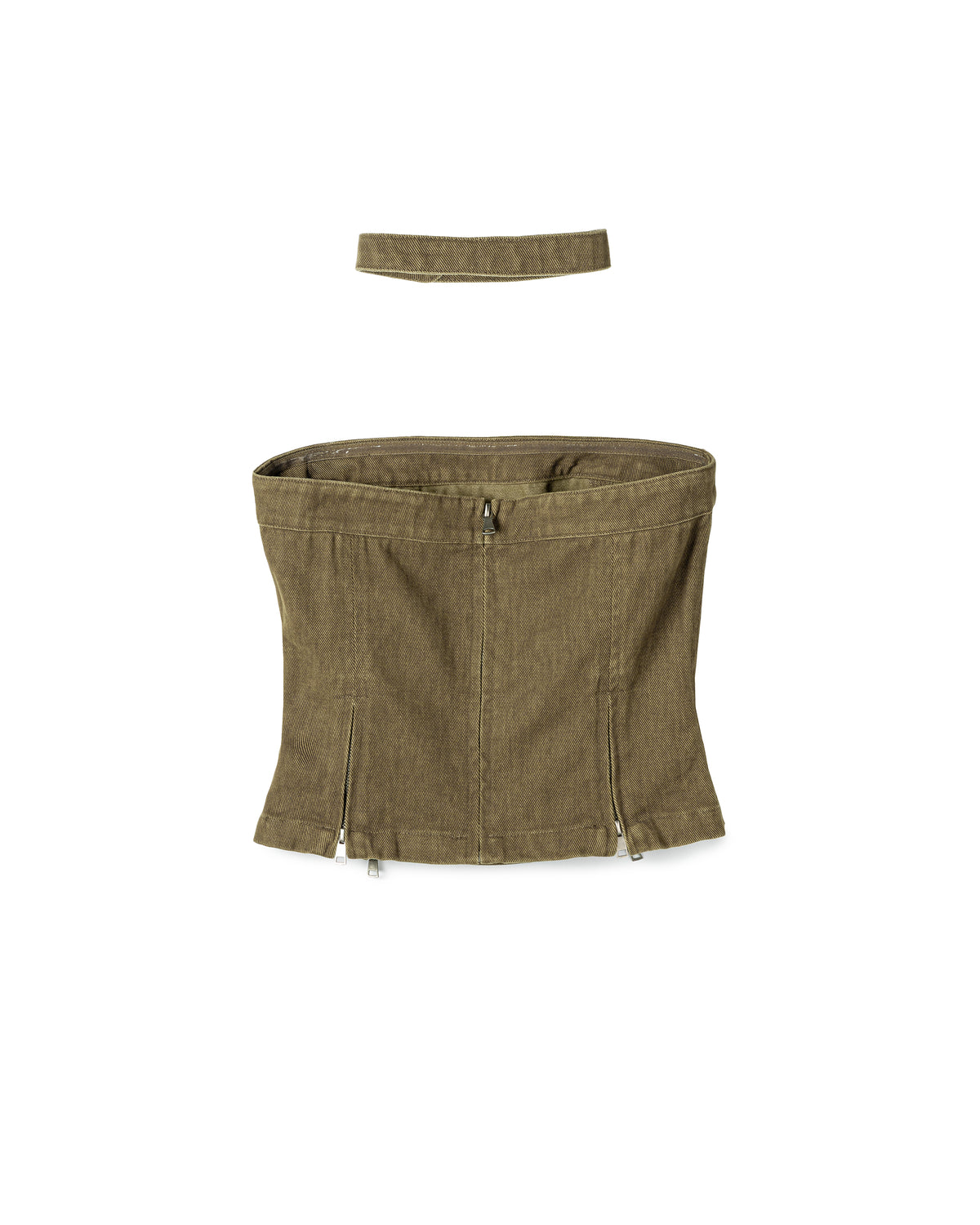 Vol.3 Ch.2 Strapless Zip-Detail Tube Top