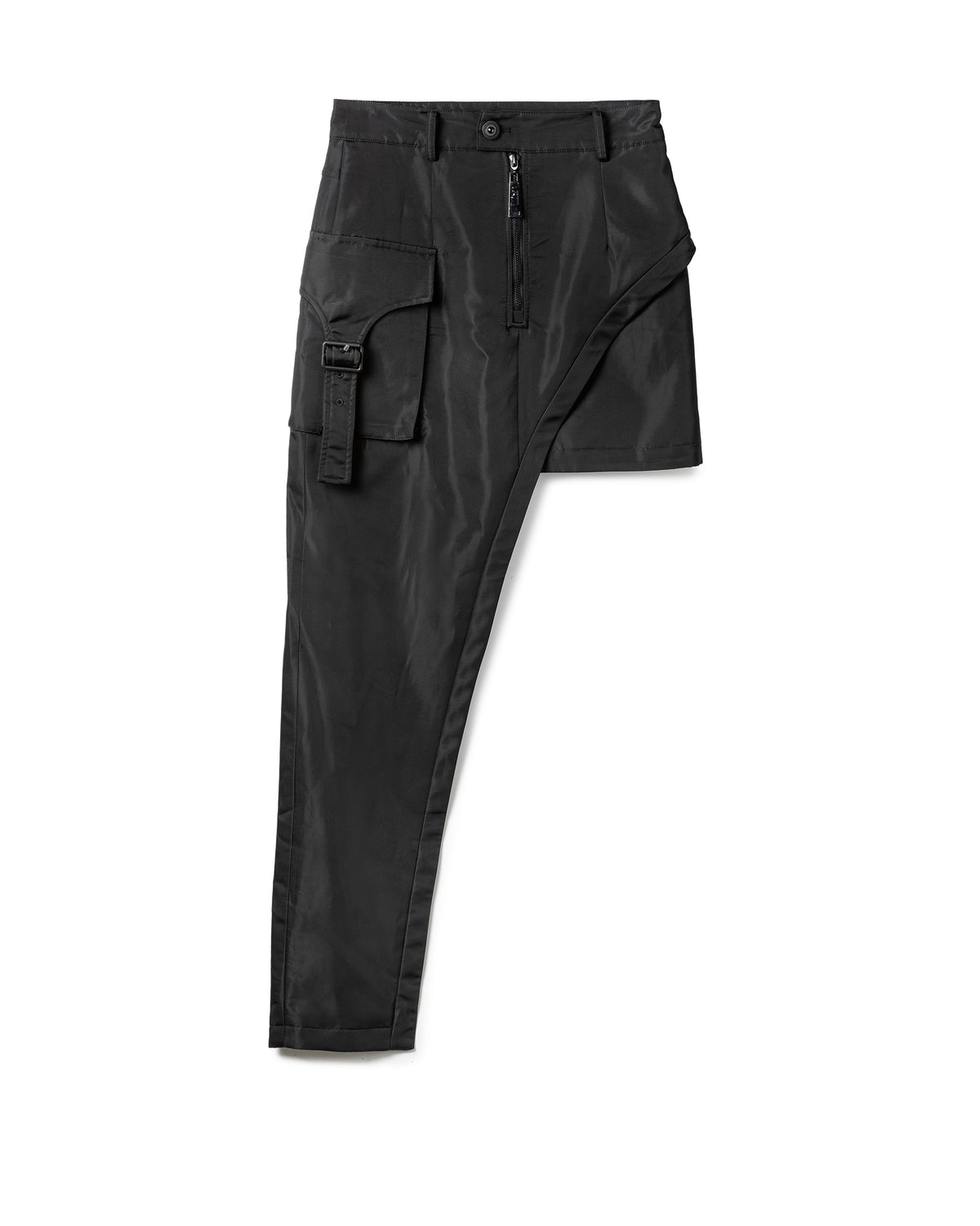 Deconstructed Cargo-Pocket Skirt