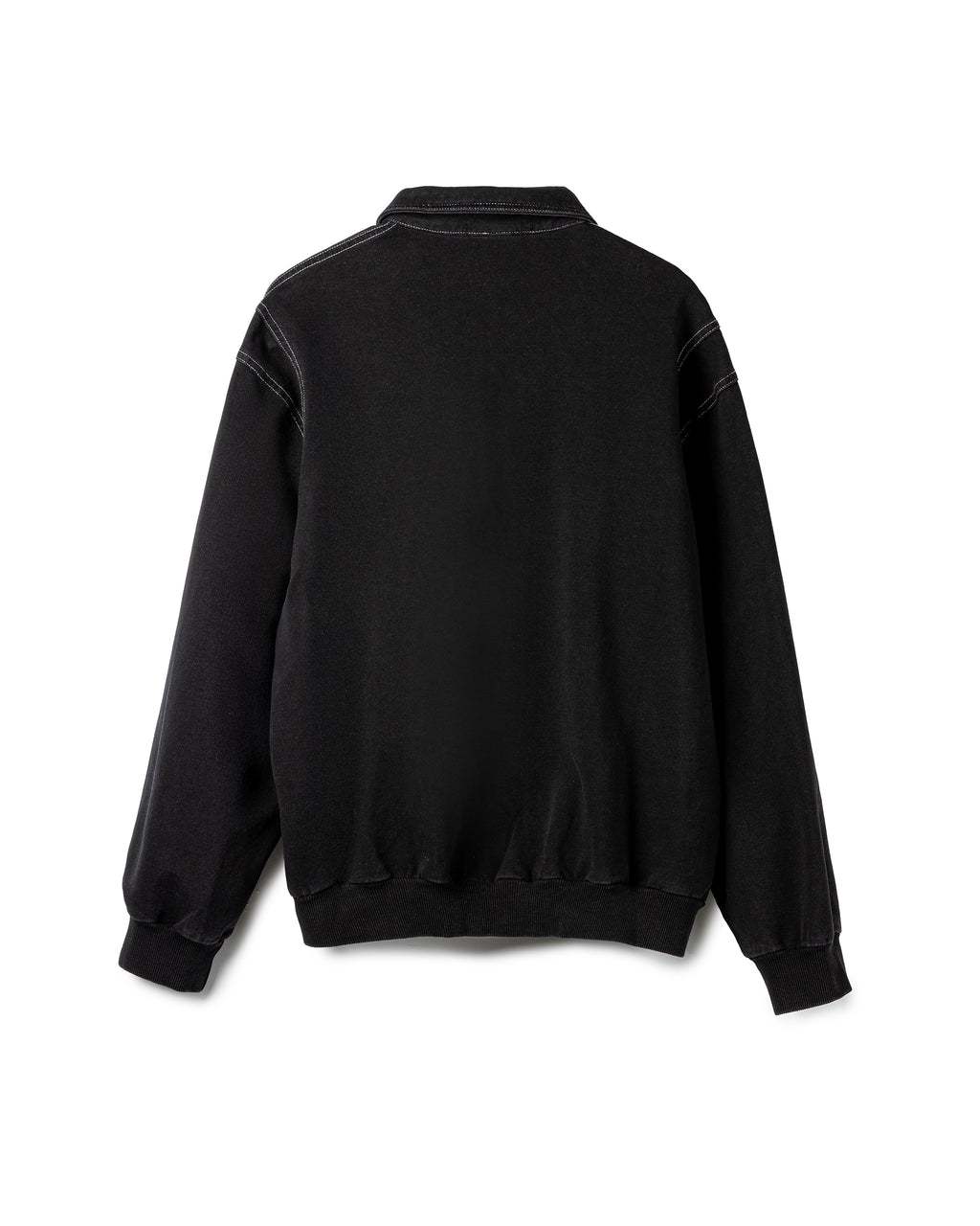 Structured Stitched Polo Top