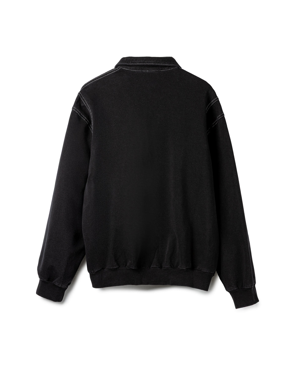 Structured Stitched Polo Top