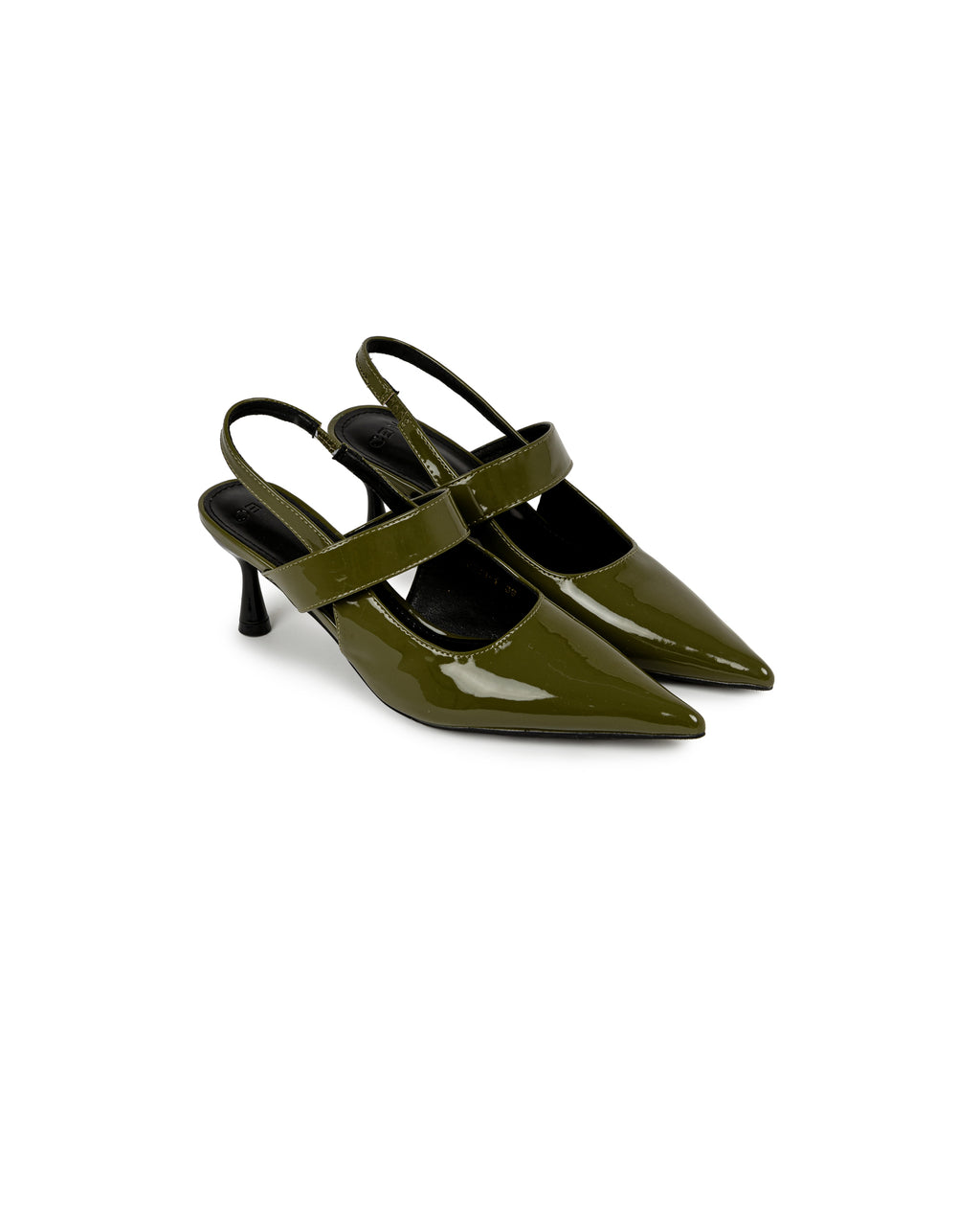 N E O Patent-Finish Heels