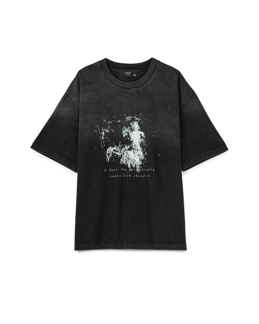 Distressed Washed Graphic T-shirt