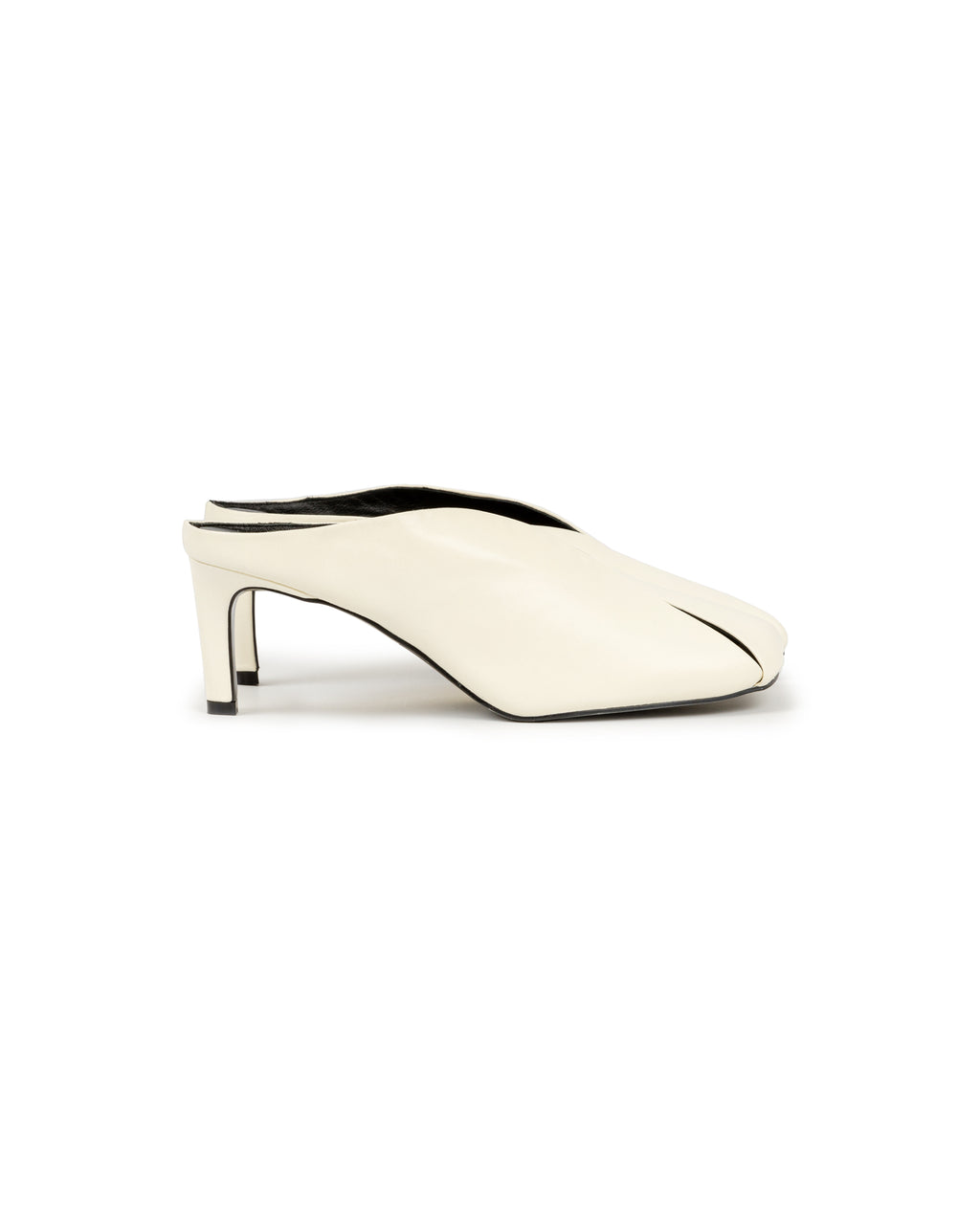 Square Toe Crossover Design High Heels