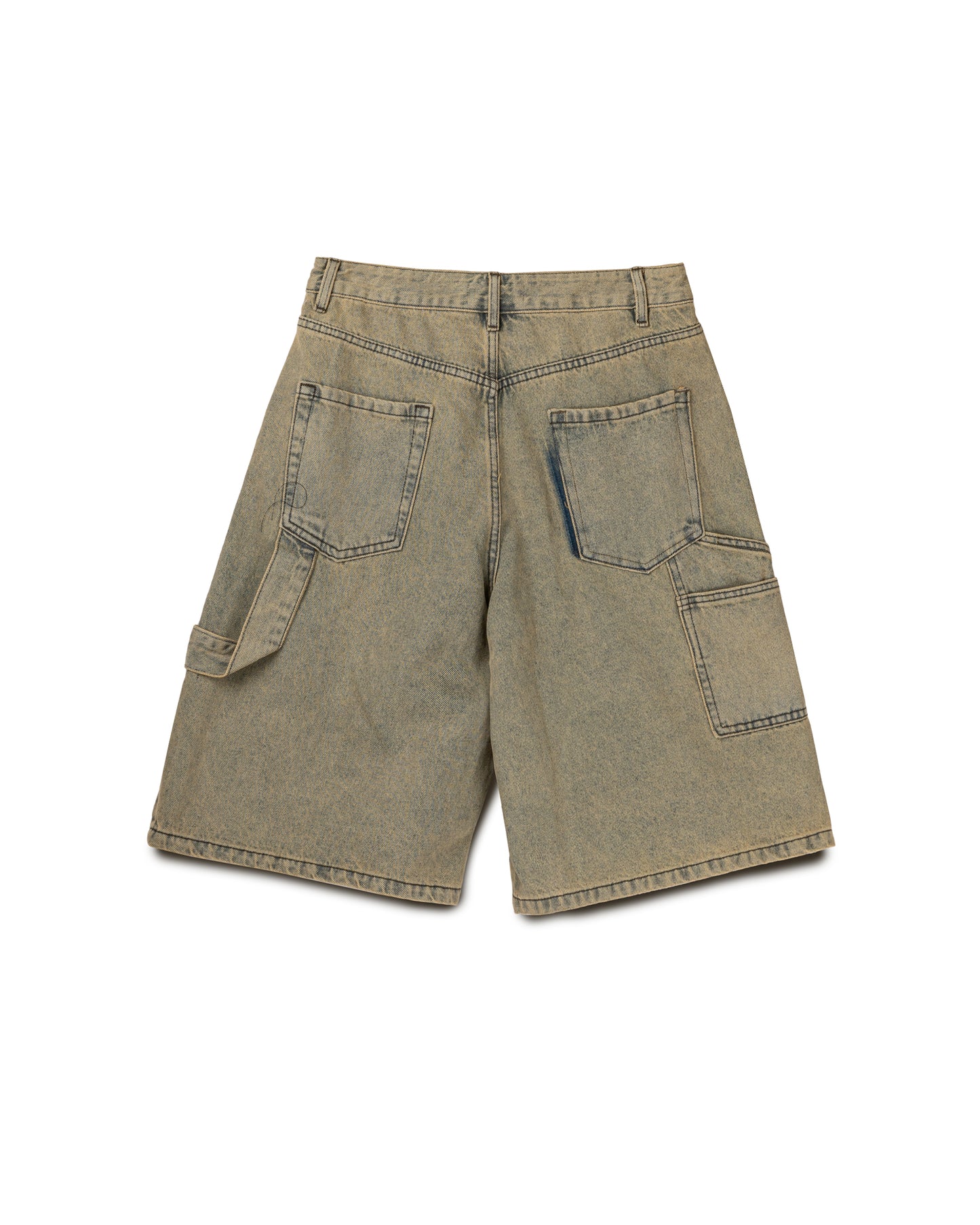 Vintage Wash Utility Cargo Shorts