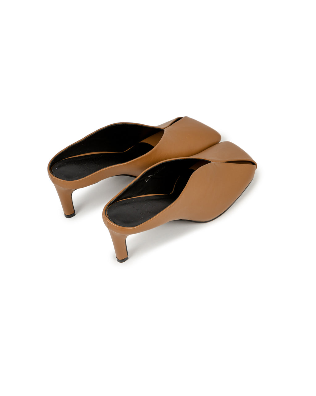 Square Toe Crossover Design High Heels