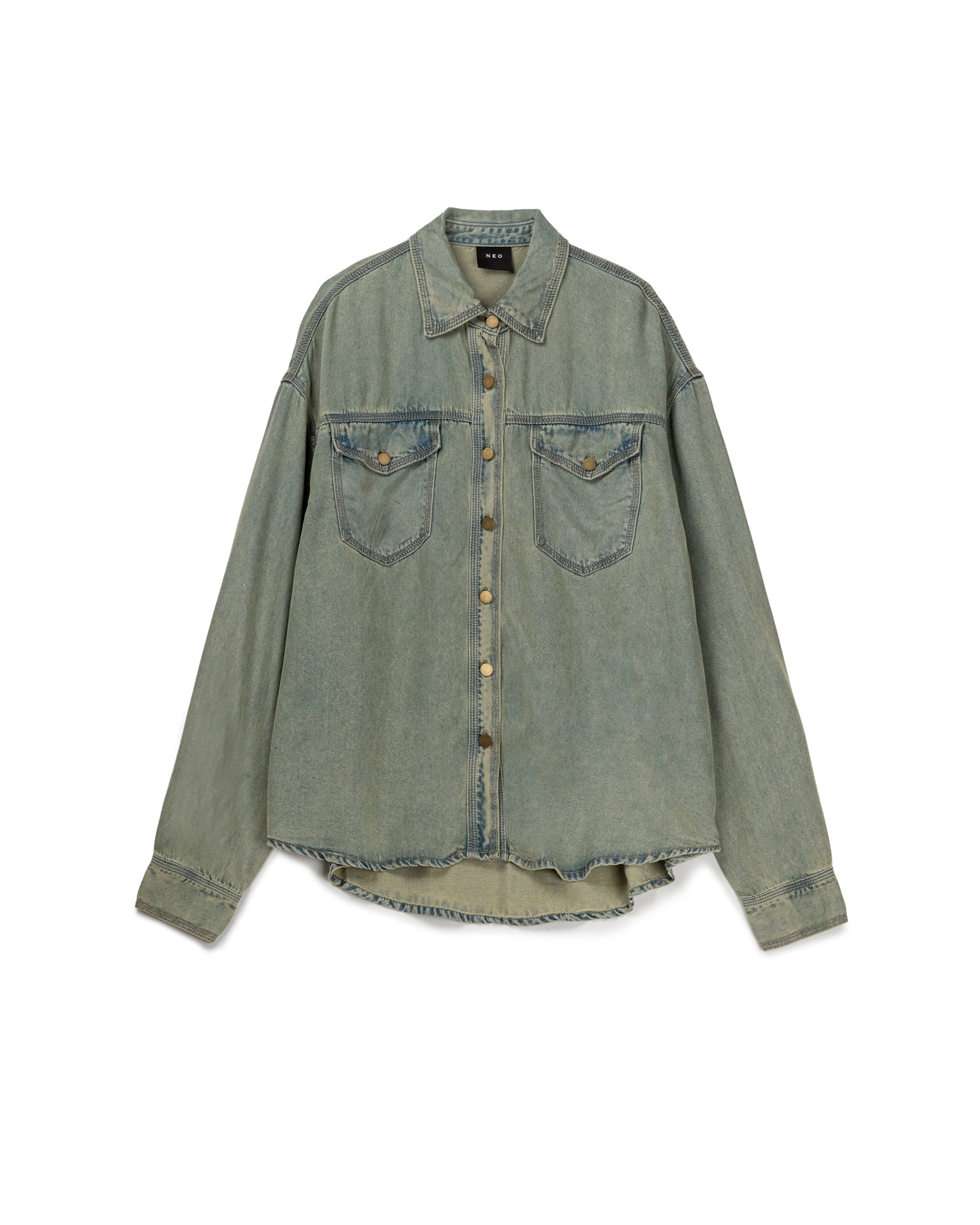 Denim Long Sleeve Shirt