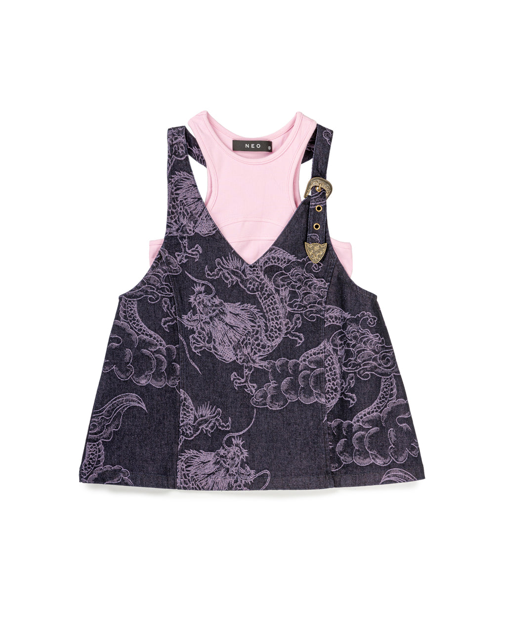 Chinese Dragon Two Piece Top
