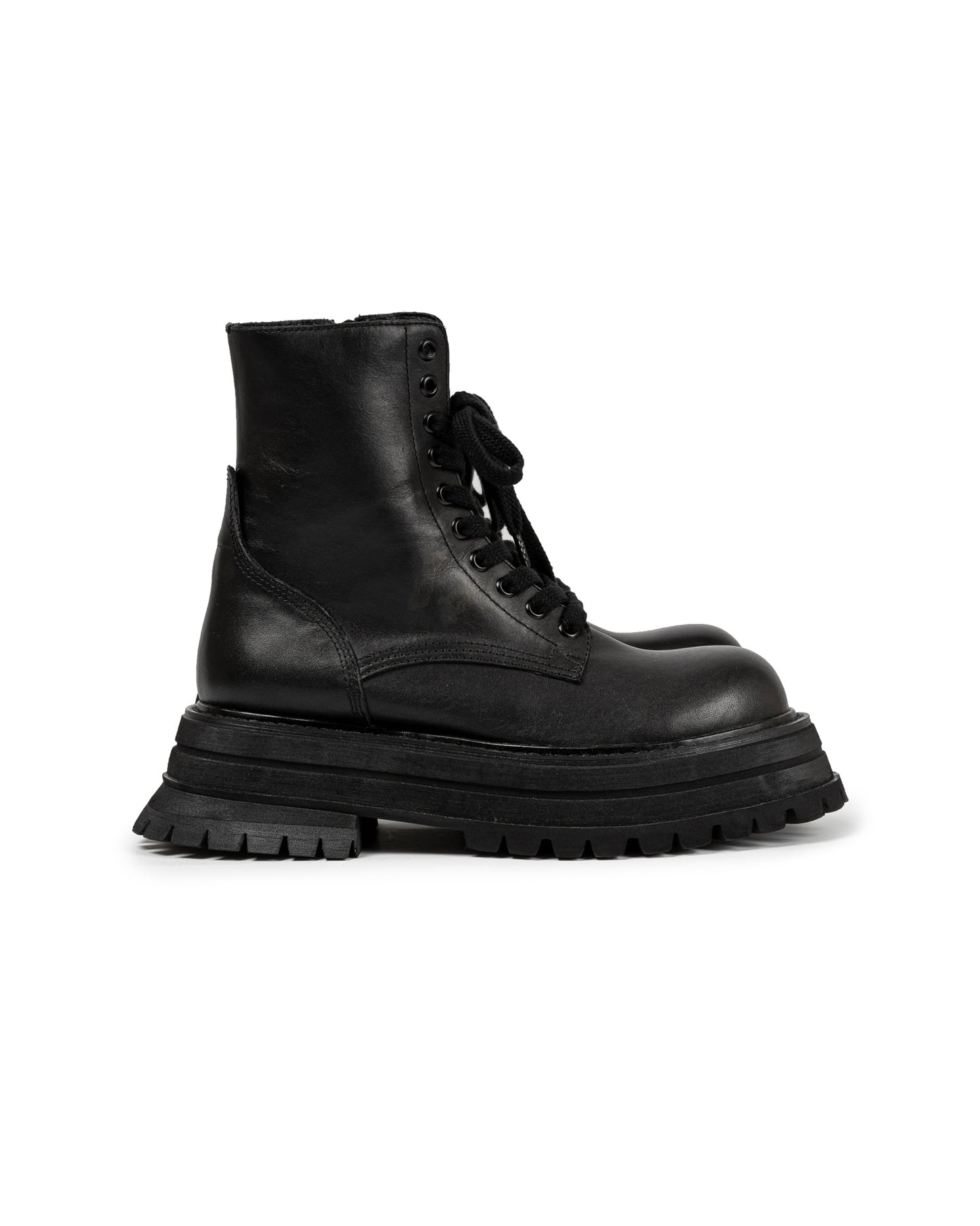 N E O Leather Military Boots