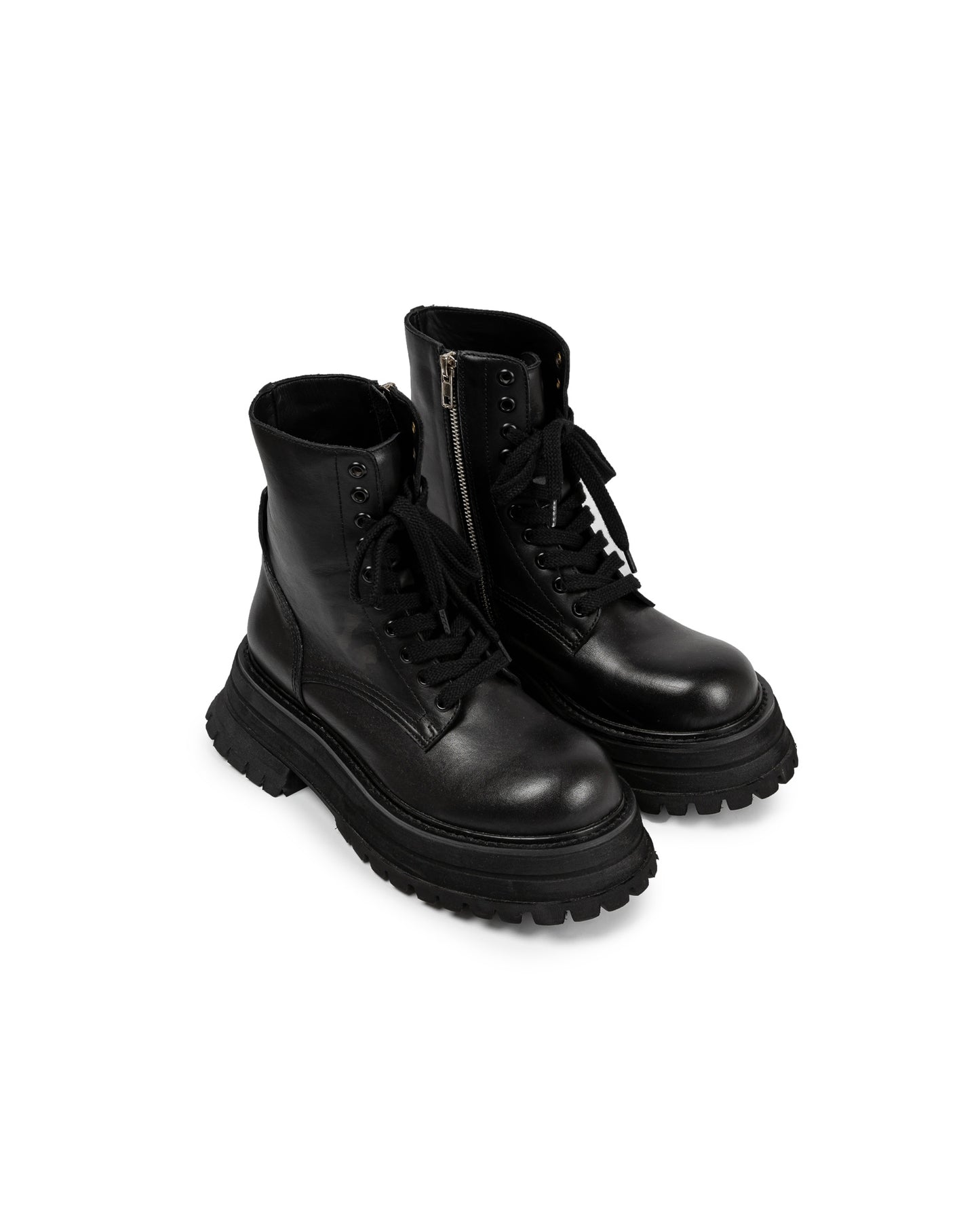 N E O Leather Military Boots