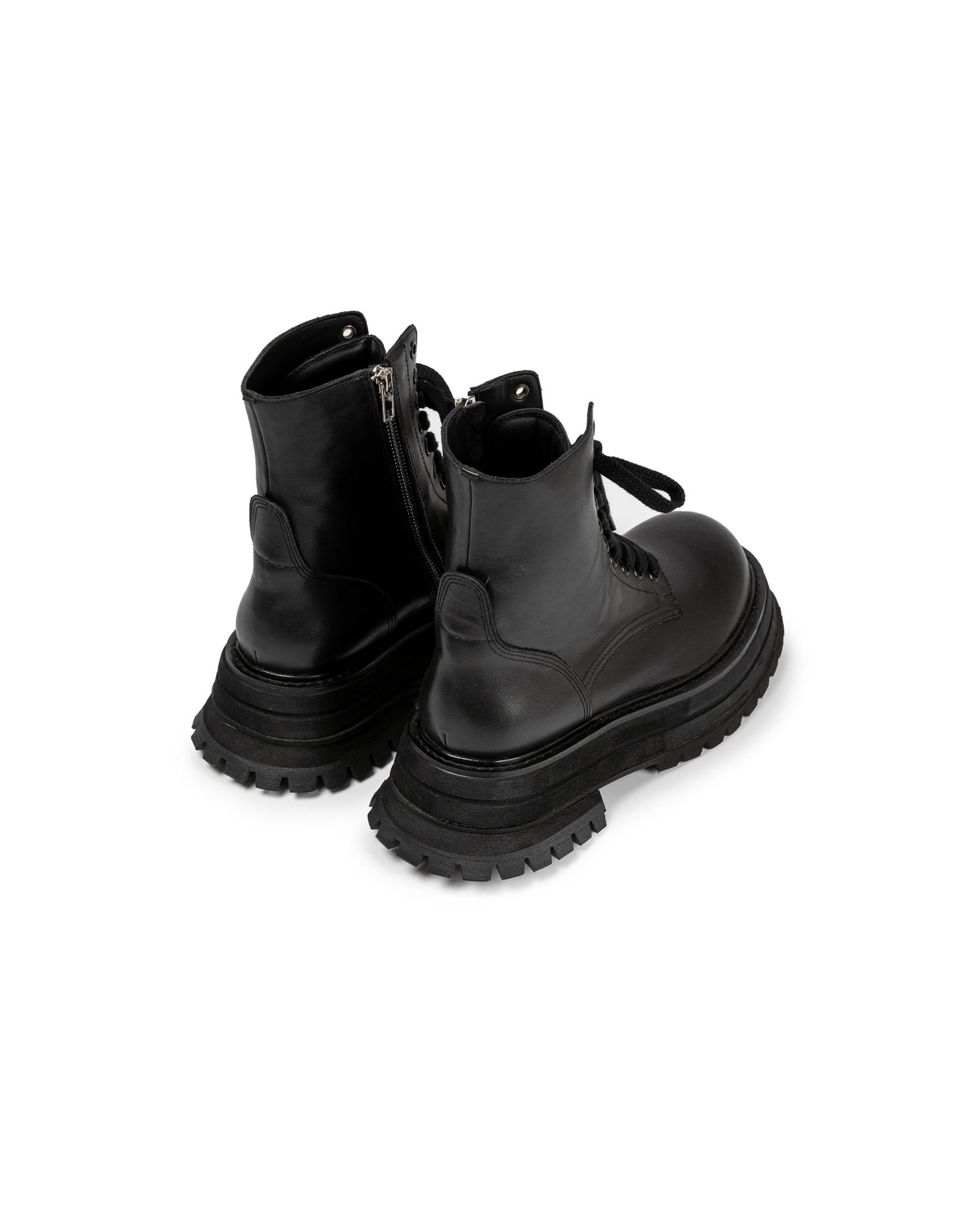 N E O Leather Military Boots