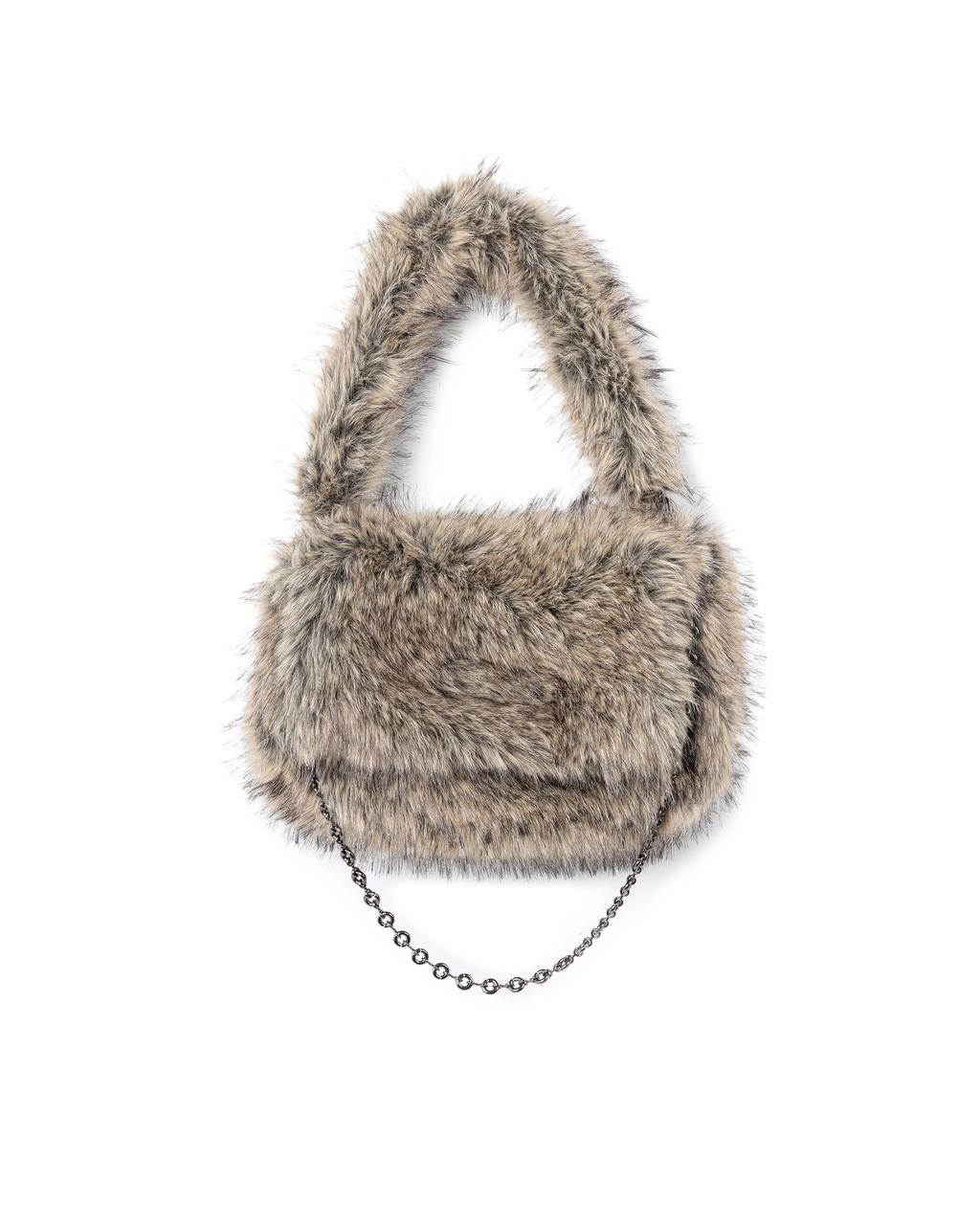 Fluffy Chain Shoulder Bag