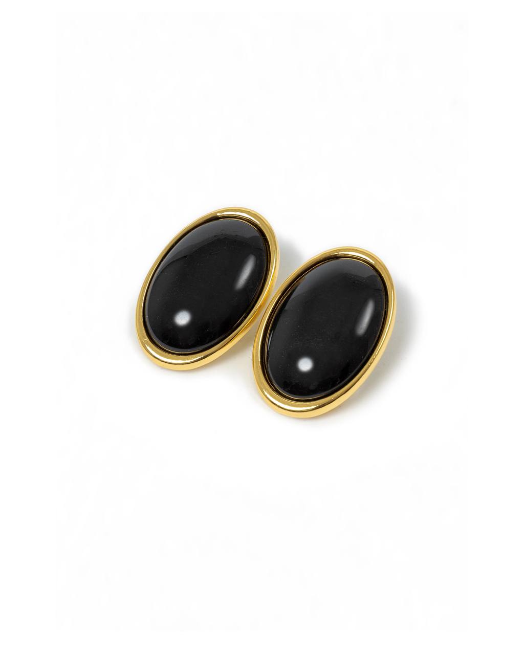 Ruby Oval Stud Earrings