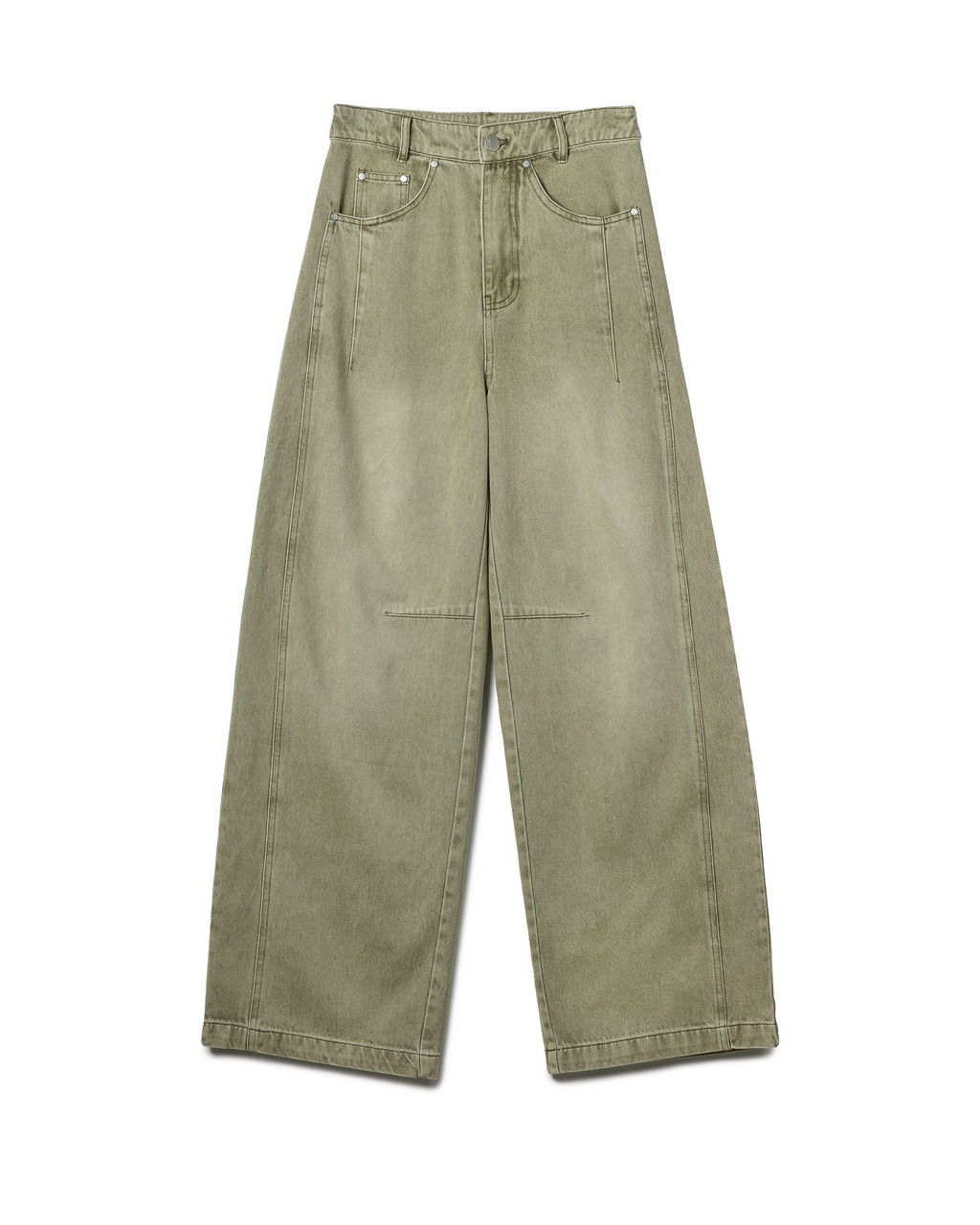 Sage Vintage Wide-Leg Jeans