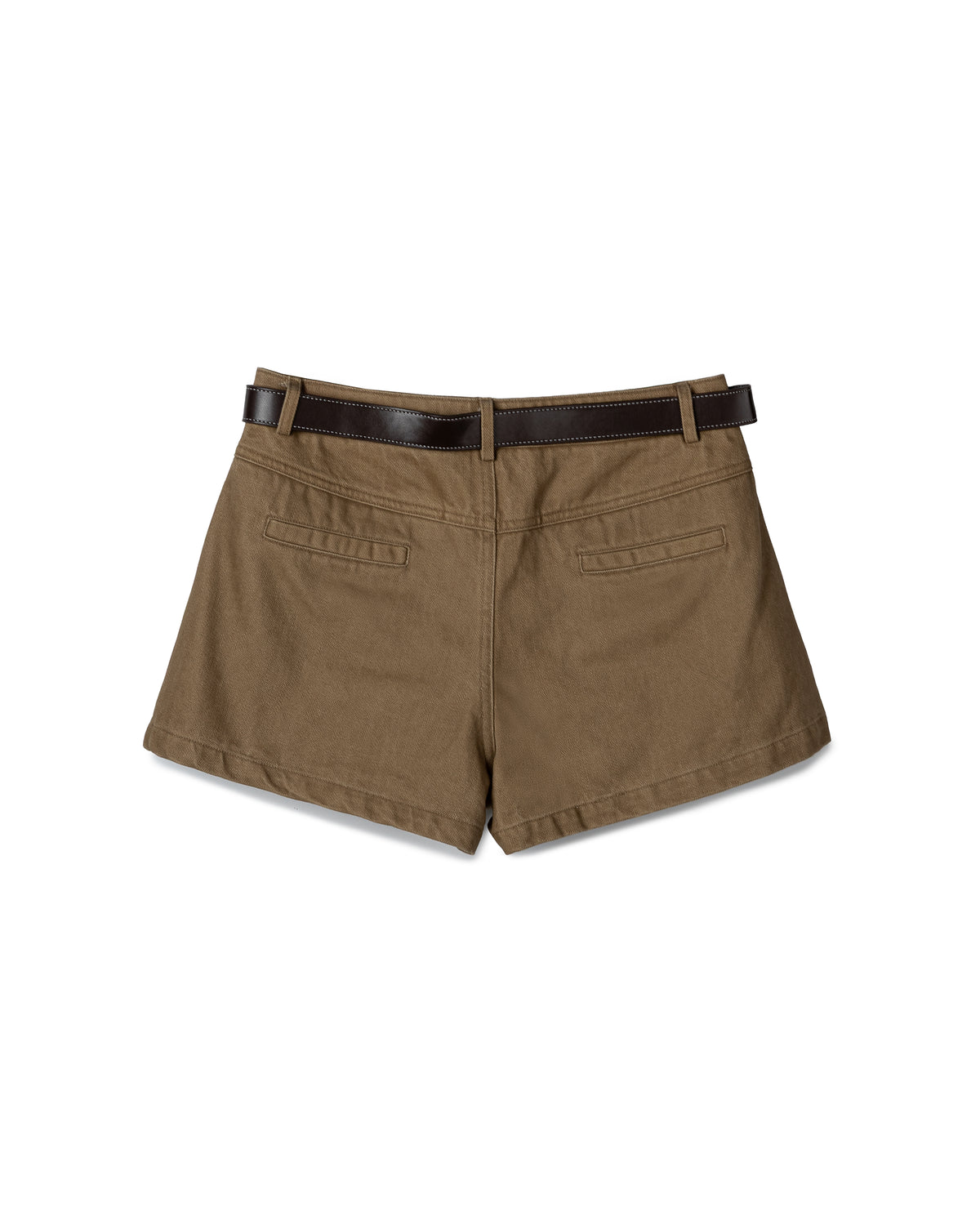 Structured Belted Utility Shorts