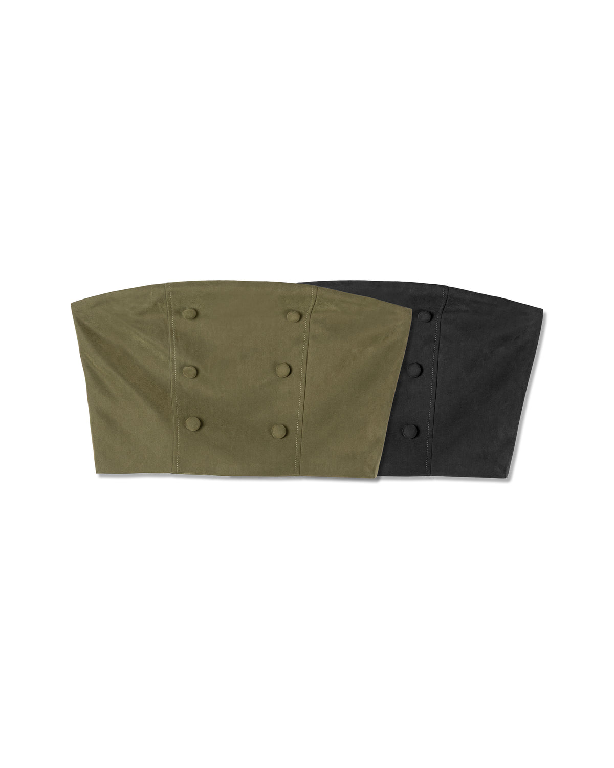 N E O Structured double-breasted bandeau
