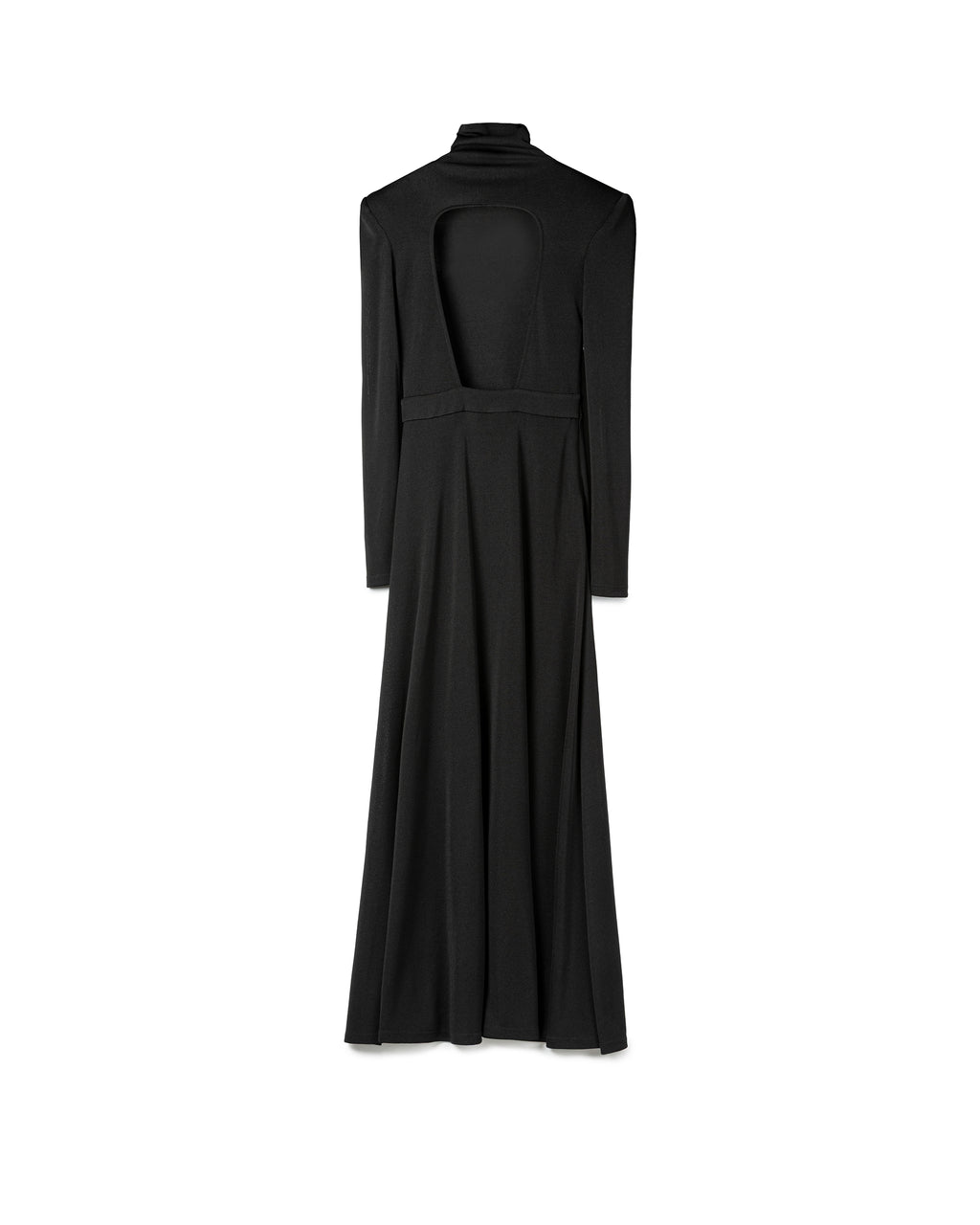 Elegant Fitted Cut-Out Maxi Dress