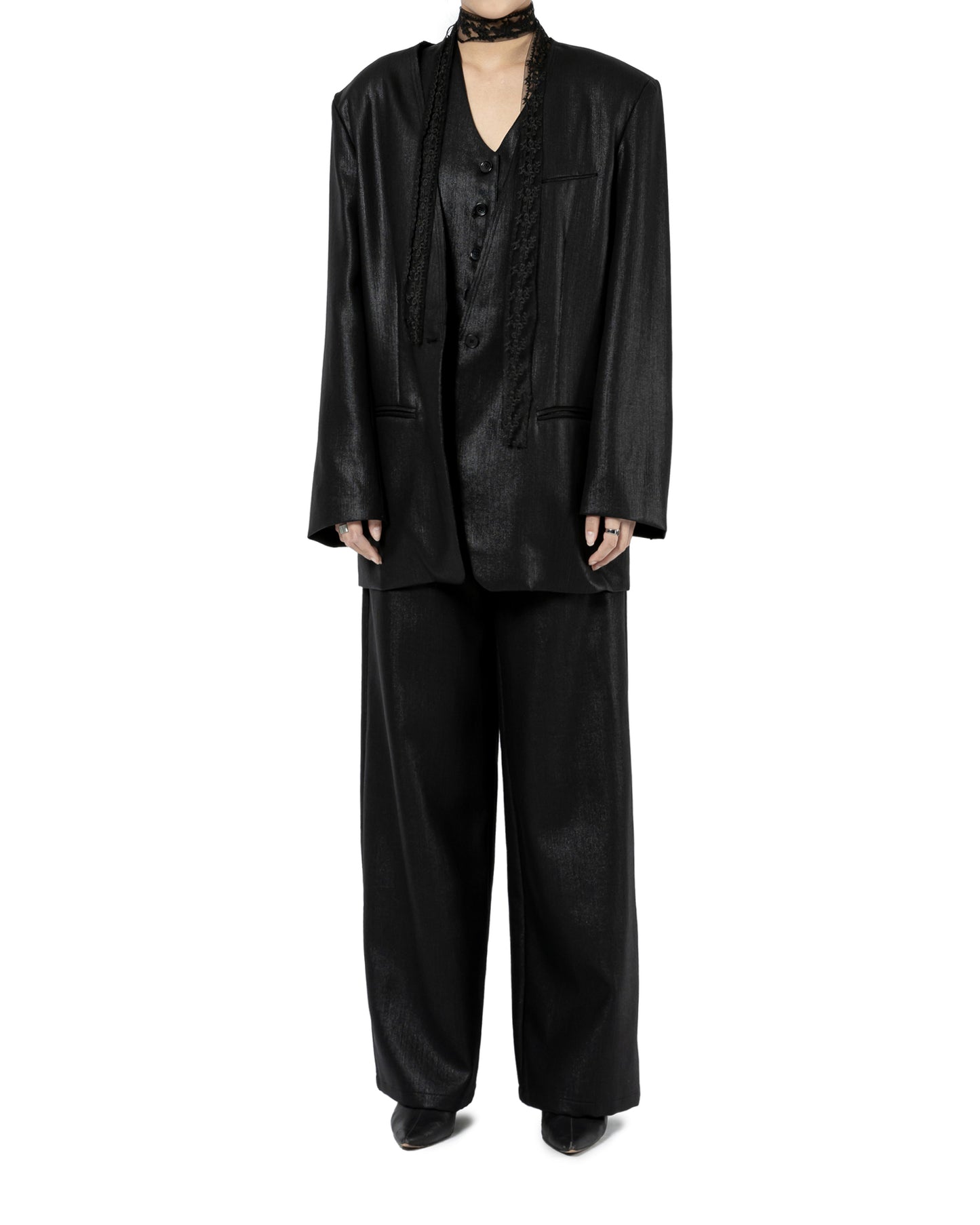 Sleek Wide Leg Trousers