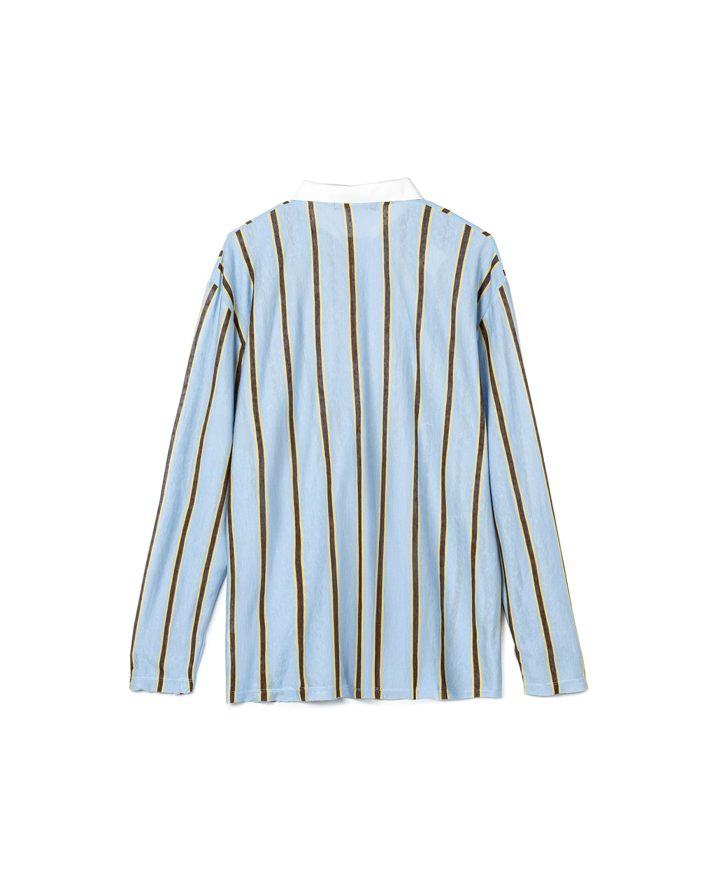 Relaxed striped-knit Polo shirt